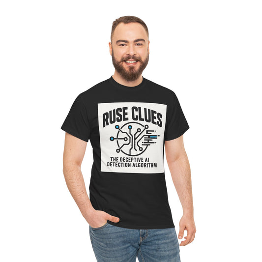 Ruse Clues® AI Detection Tee - Unisex Heavy Cotton T-Shirt