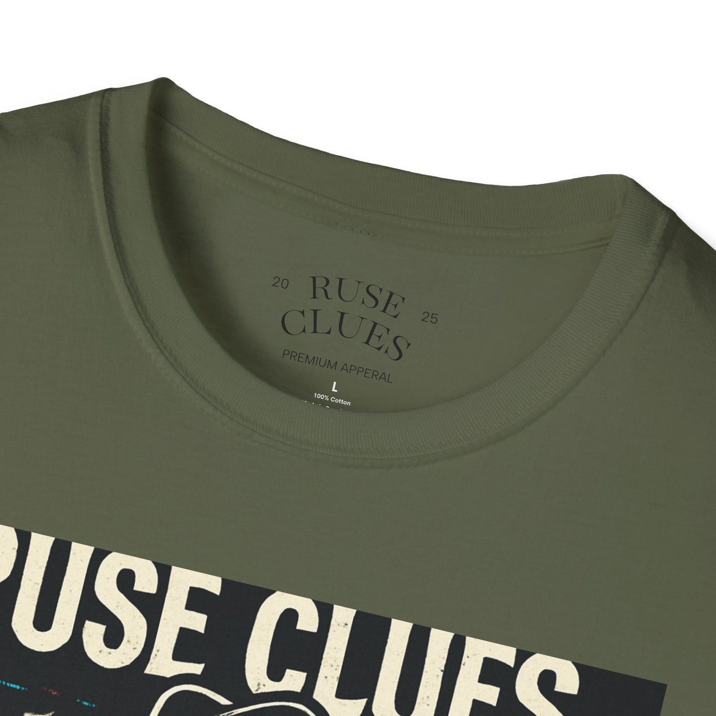 Mystery Detective Unisex Softstyle T-Shirt - Ruse Clues® Design