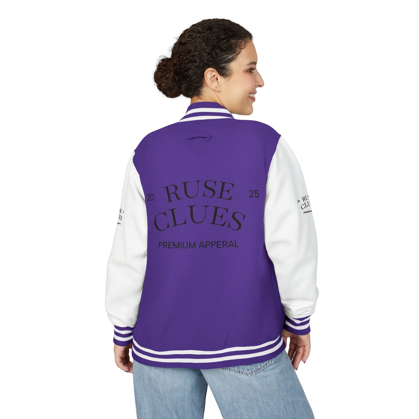 Unisex Heavyweight Ruse Clues® Letterman Jacket, Vintage Style Varsity Jacket, Customizable College Jacket, Trendy Sportswear, Perfect Gift for [...]