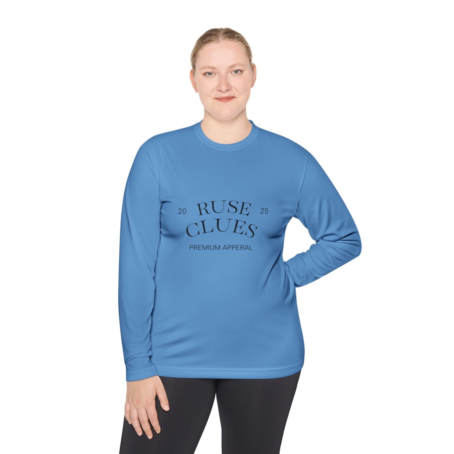 Women's Lightweight  Long Sleeve Ruse Clues® Tee - Premium Apparel for Everyday Style, Casual Wear, Gifts for Friends, Layering Piece, Trendy Fashion