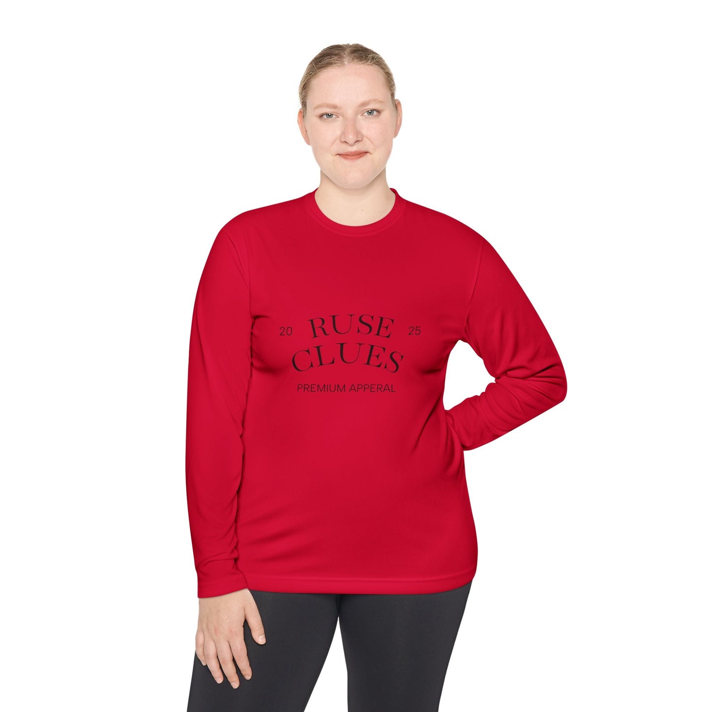 Women's Lightweight  Long Sleeve Ruse Clues® Tee - Premium Apparel for Everyday Style, Casual Wear, Gifts for Friends, Layering Piece, Trendy Fashion