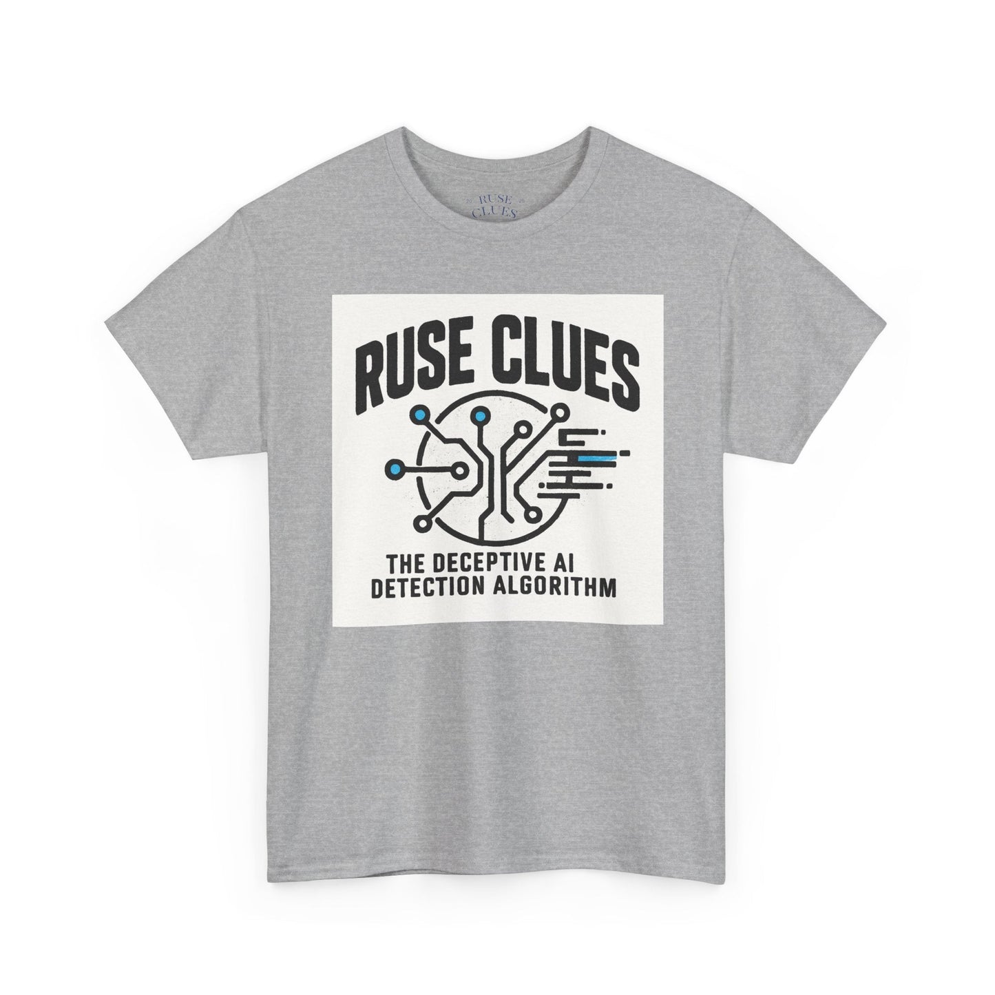 Ruse Clues® AI Detection Tee - Unisex Heavy Cotton T-Shirt