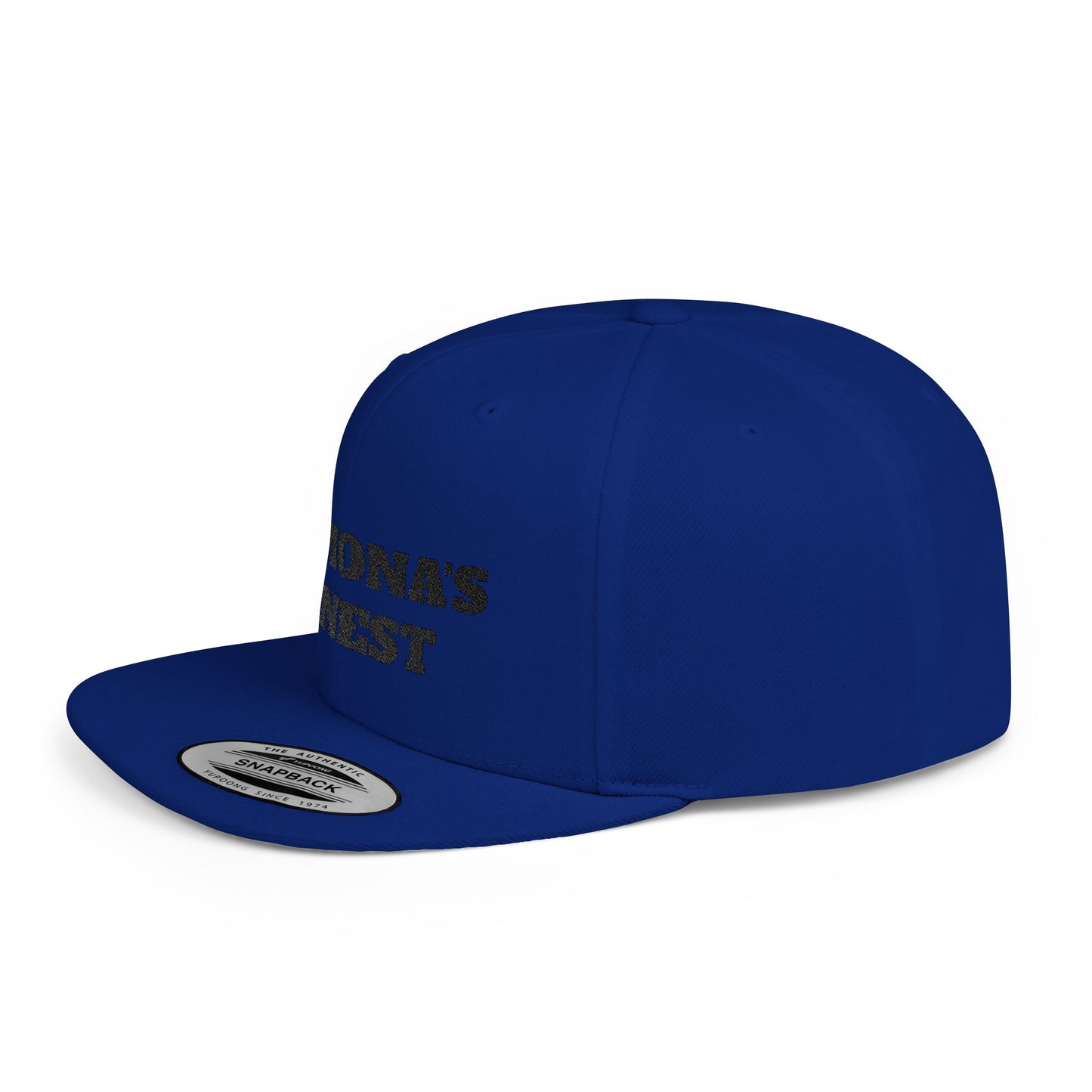 Stylish Flat Bill Pomona's Finest™ Snapback Hat - Perfect Gift for Hikers, Streetwear Enthusiasts, or Casual Outings, Cool Design, Summer Fashion
