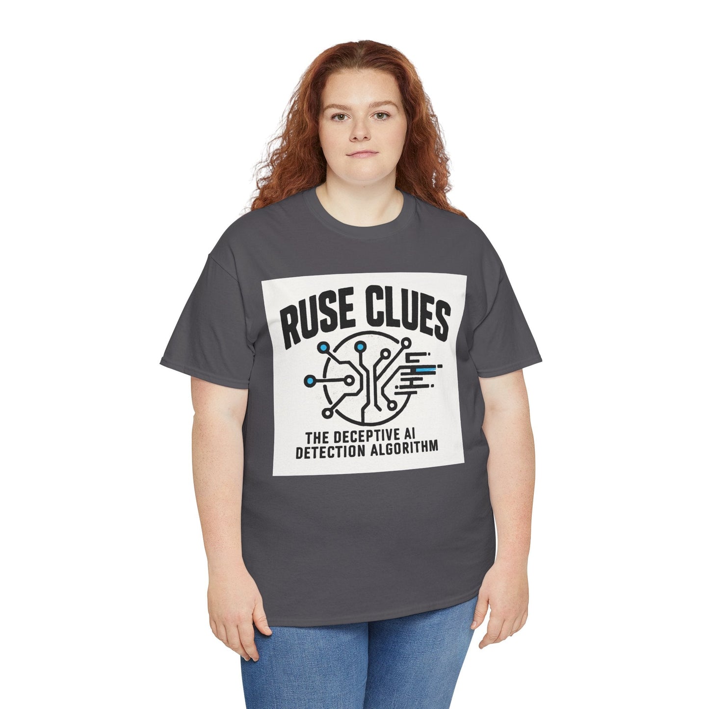 Ruse Clues® AI Detection Tee - Unisex Heavy Cotton T-Shirt