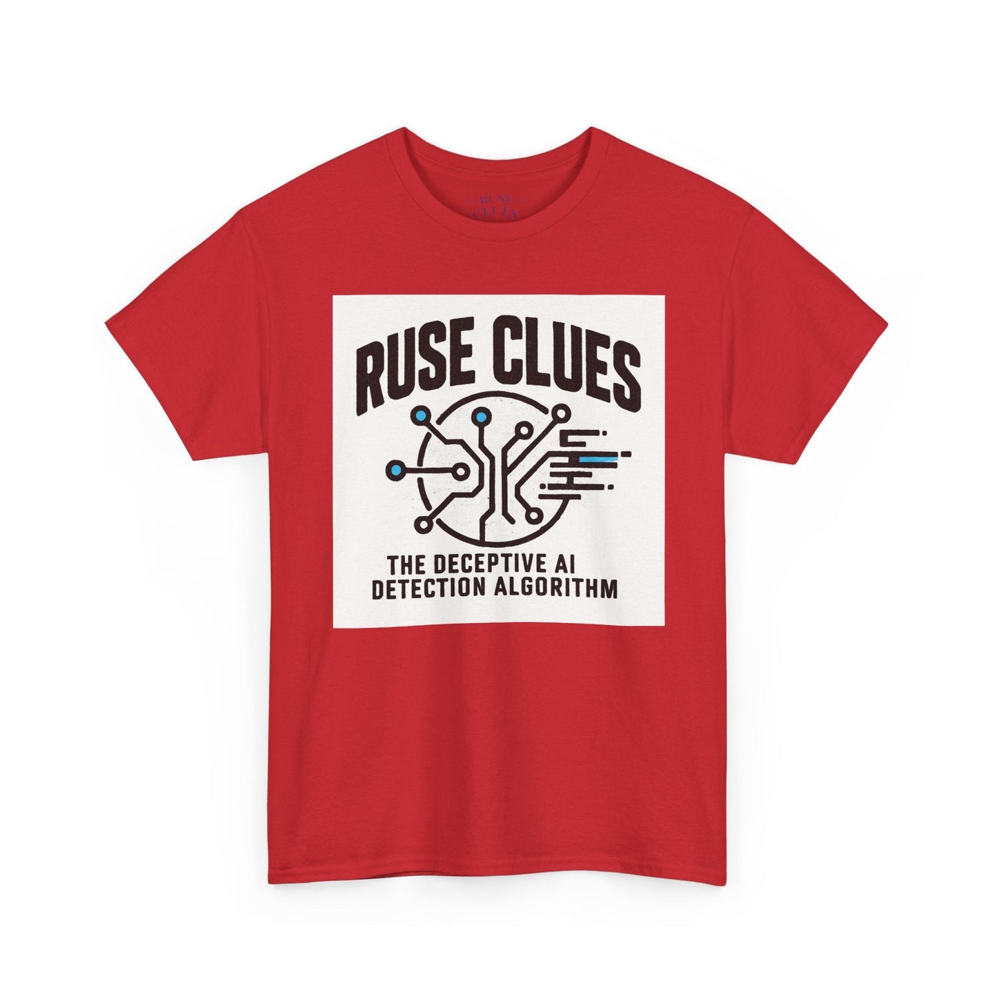 Ruse Clues® AI Detection Tee - Unisex Heavy Cotton T-Shirt