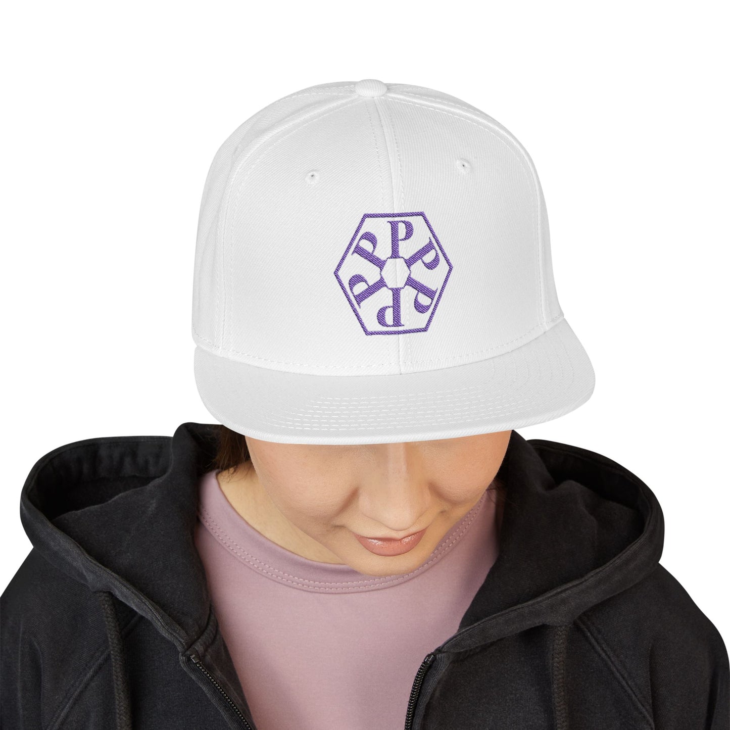 Stylish Pomona's Finest® Snapback Cap with bluish logo, Trendy Hat for Casual Outfits, Perfect Gift for Friends, Summer Festivals, Daily Wear