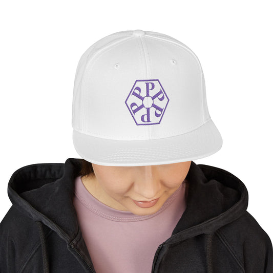 Stylish Pomona's Finest® Snapback Cap with bluish logo, Trendy Hat for Casual Outfits, Perfect Gift for Friends, Summer Festivals, Daily Wear