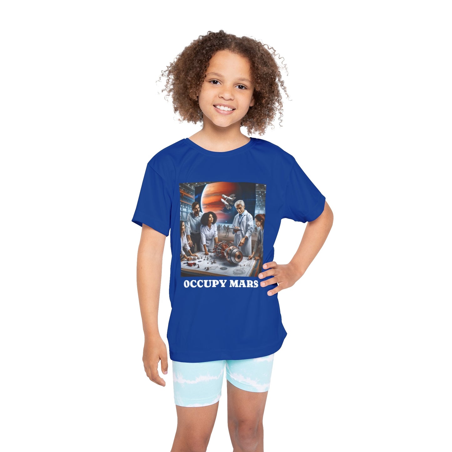 Occupy Mars™ Kids Graphic Sports Jersey, Perfect for Play, Birthdays, Space Lovers, Team Spirit, Fun Gift