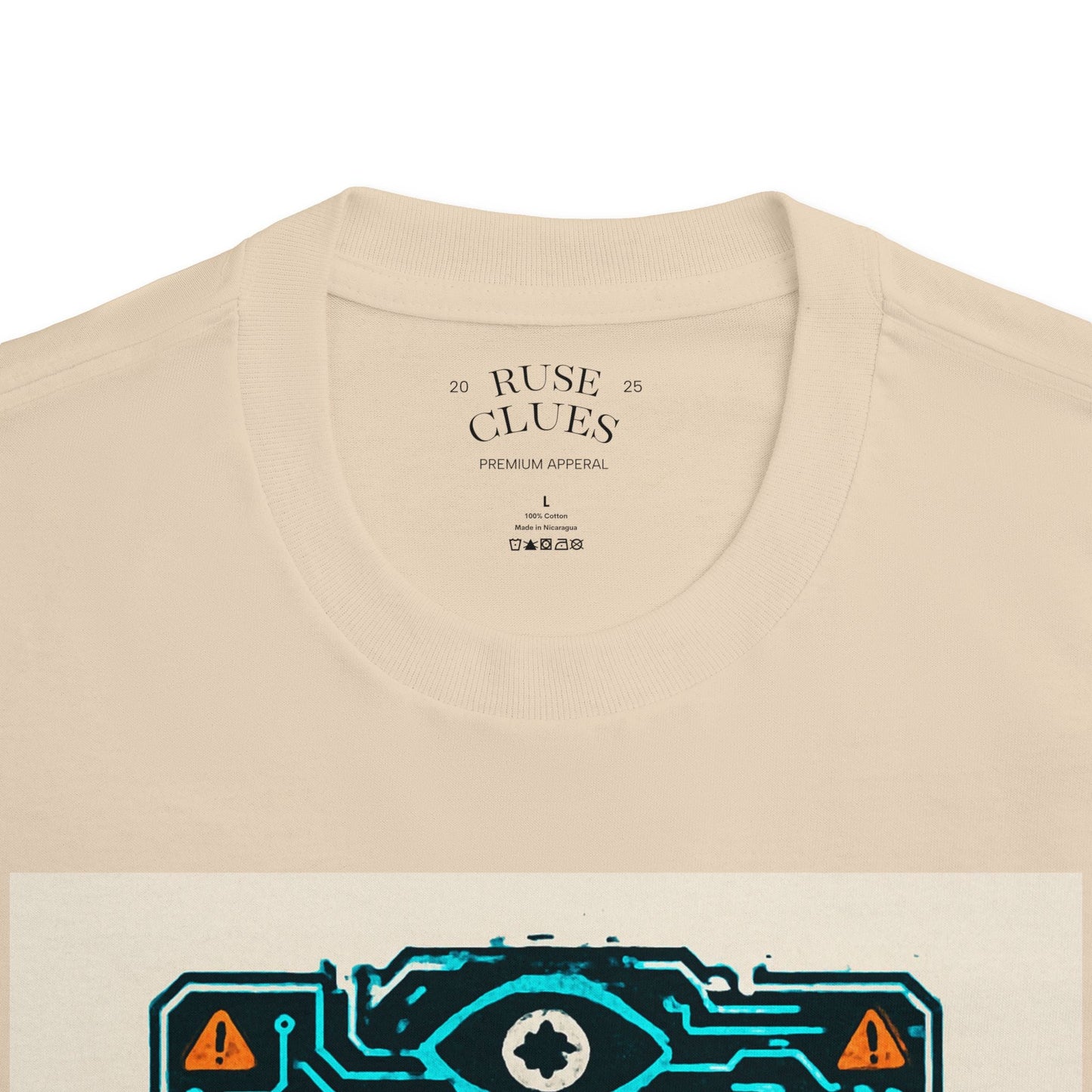 The Deceptive AI Accuracy Algorithm Ruse Clues® Tee — Tech T‑Shirt