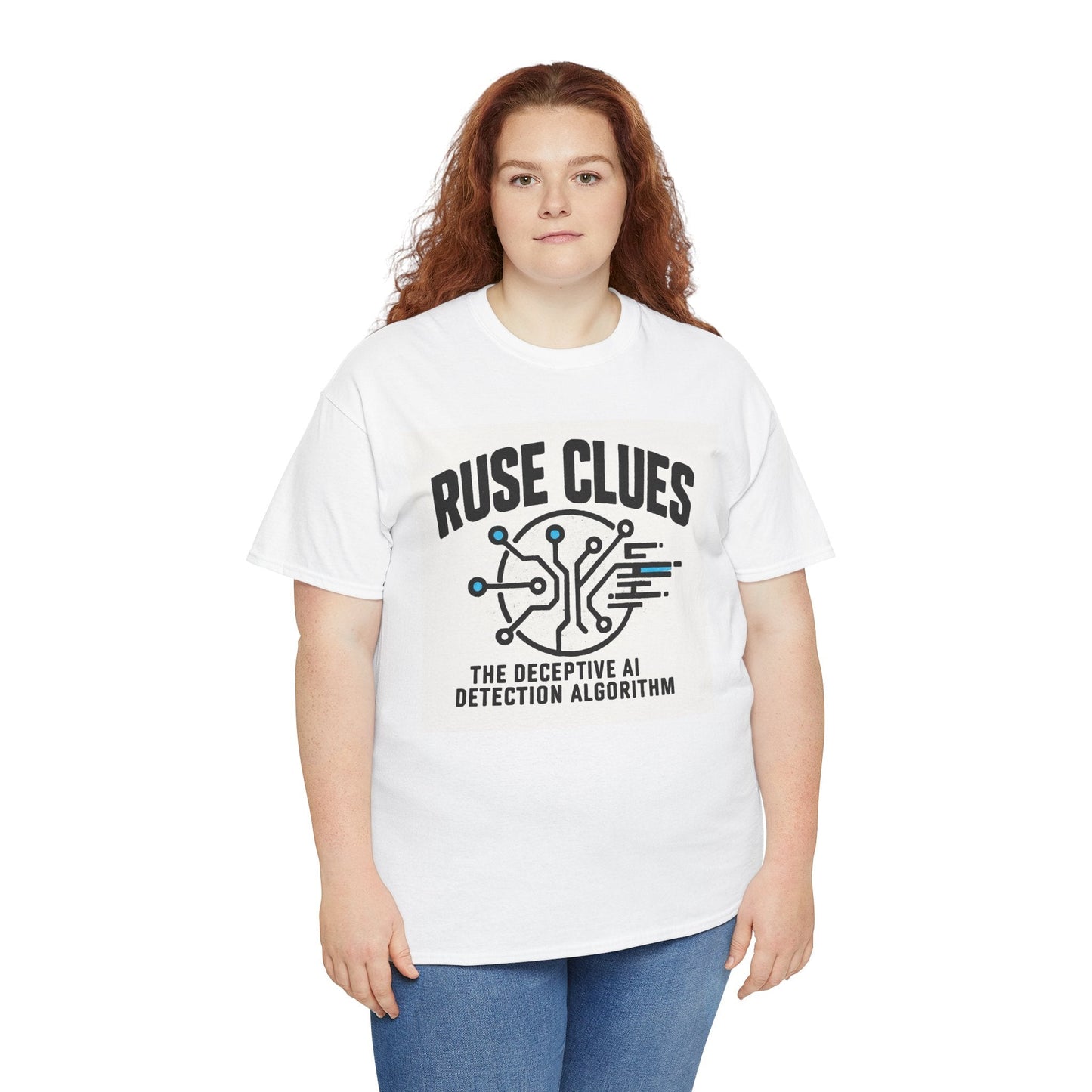 Ruse Clues® AI Detection Tee - Unisex Heavy Cotton T-Shirt