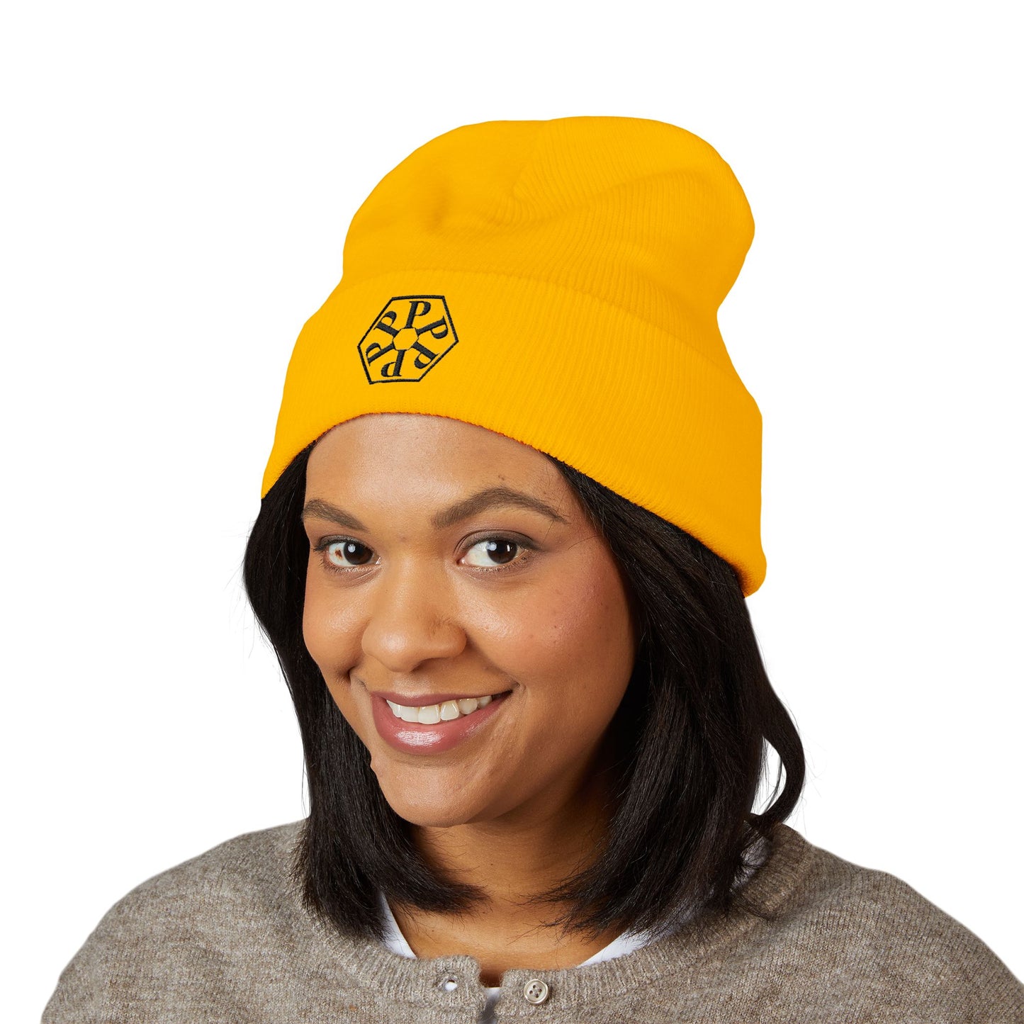 Stylish Embroidered Straight Outta Pomona™ Beanie, Cozy Winter Hat, Gift for Him/Her, Custom Logo Beanie, Perfect for Warmth and Fashion