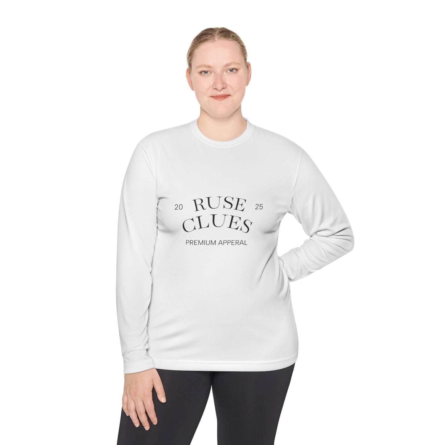 Women's Lightweight  Long Sleeve Ruse Clues® Tee - Premium Apparel for Everyday Style, Casual Wear, Gifts for Friends, Layering Piece, Trendy Fashion
