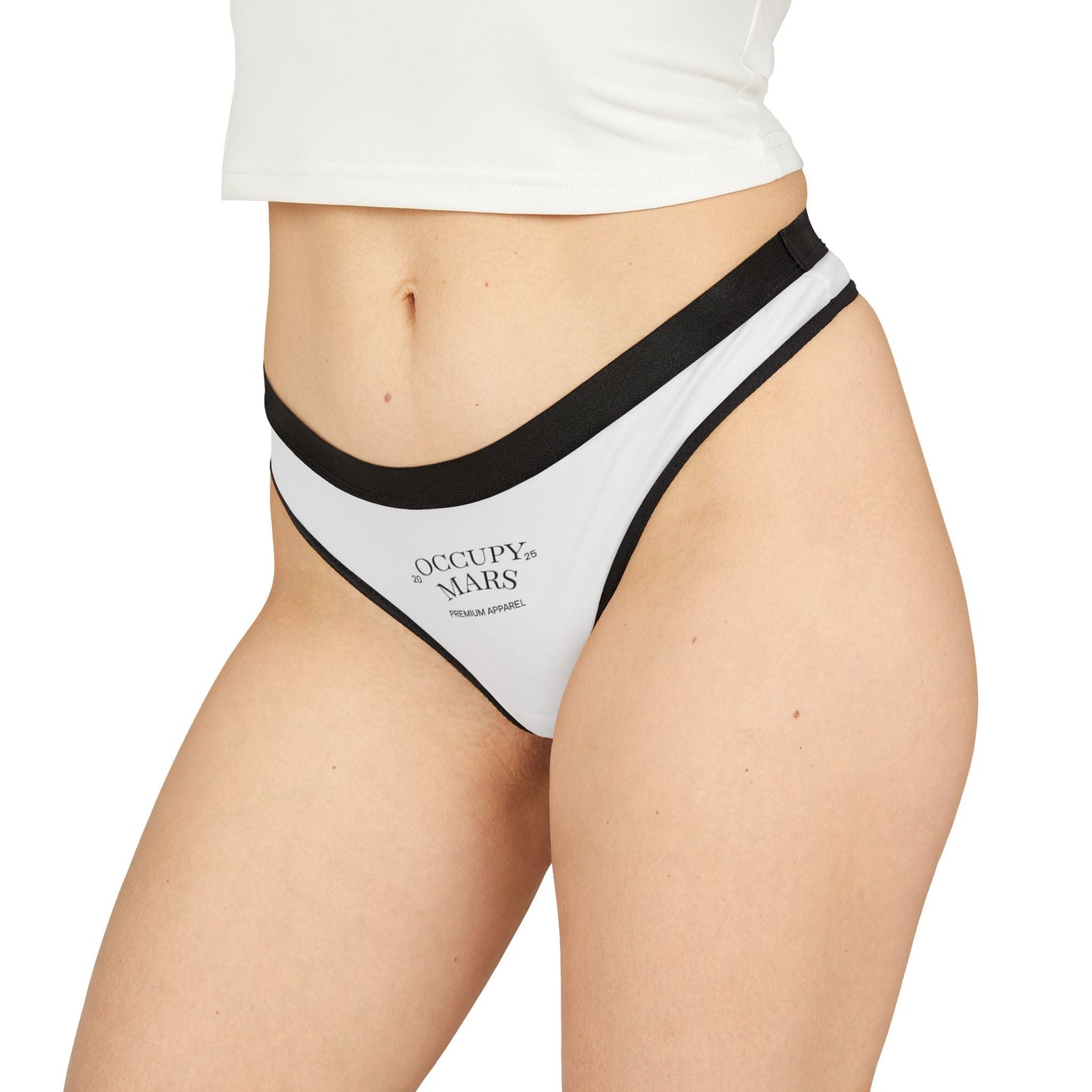 Occupy Mars™ Women's Thongs - Unique Lingerie Gift, Comfortable Underwear, Space-Themed Intimates, Fun and Stylish Bottoms