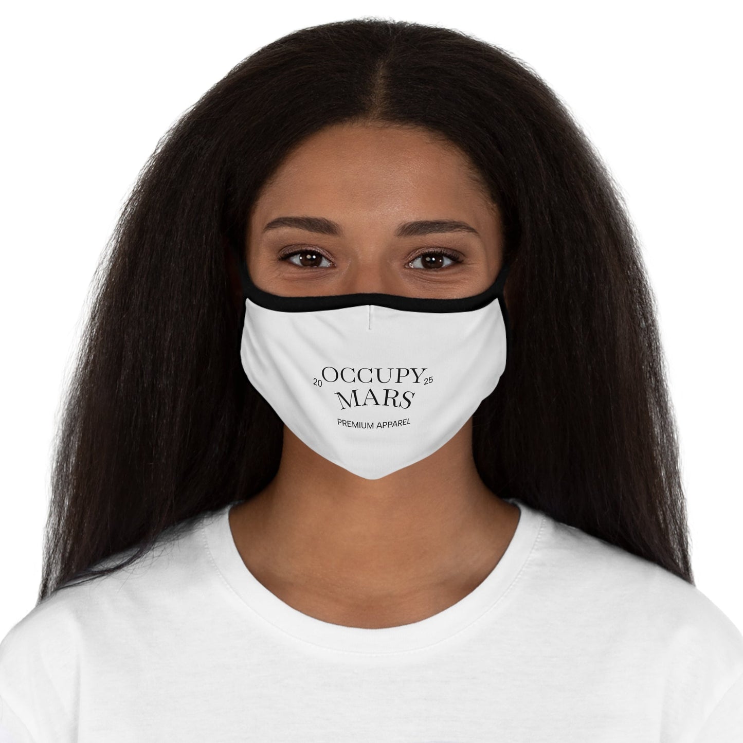 Occupy Mars™ Trendy Fitted Face Mask - Graphic, Stylish Protection, Unisex Fashion, Gift for Space Lovers, Everyday Wear