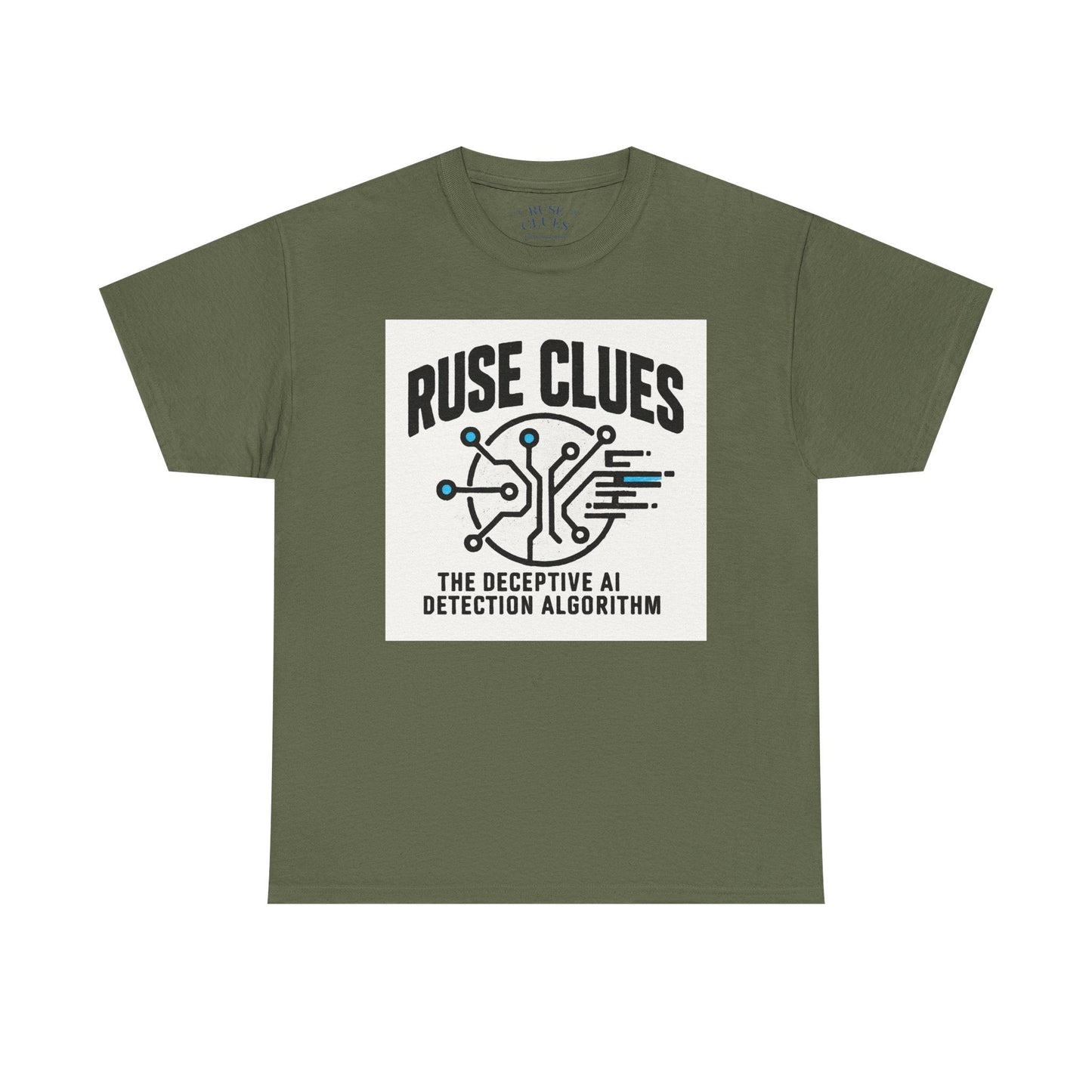 Ruse Clues® AI Detection Tee - Unisex Heavy Cotton T-Shirt