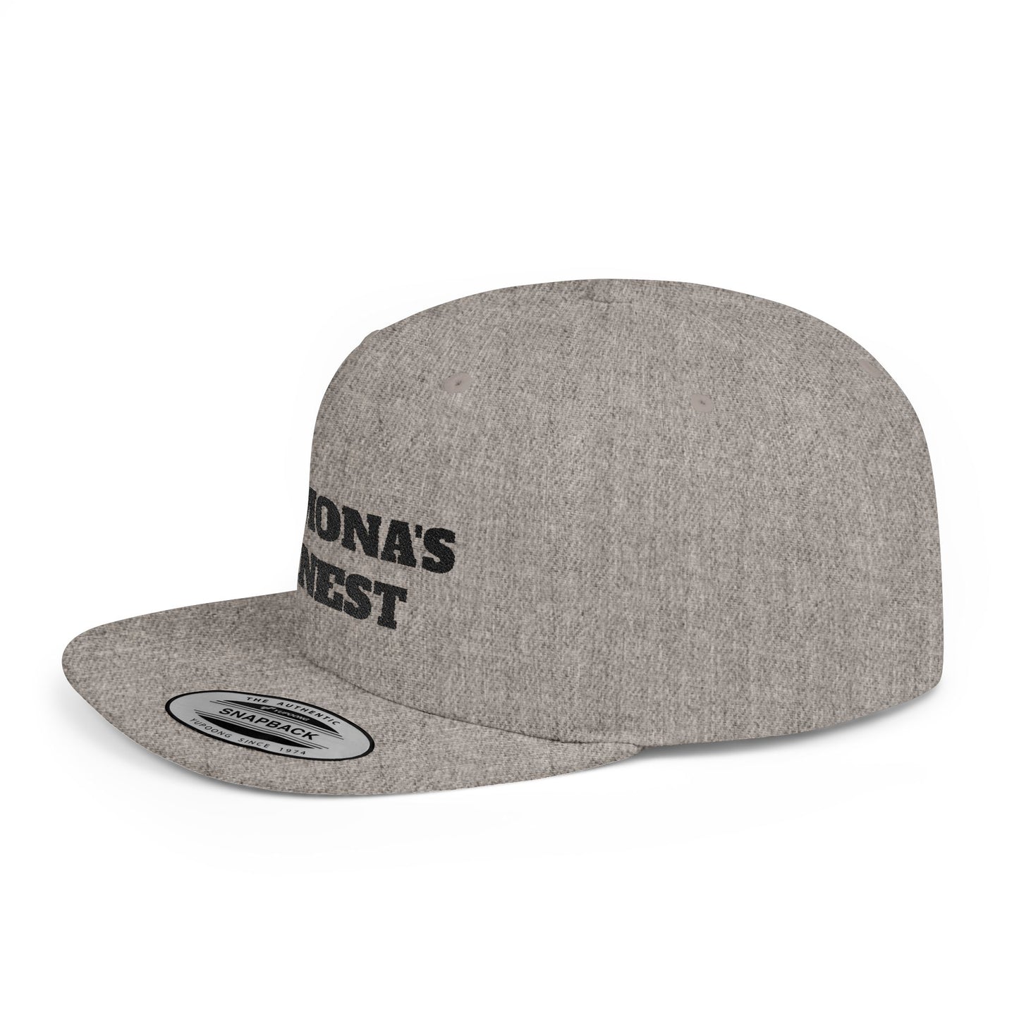 Stylish Flat Bill Pomona's Finest™ Snapback Hat - Perfect Gift for Hikers, Streetwear Enthusiasts, or Casual Outings, Cool Design, Summer Fashion