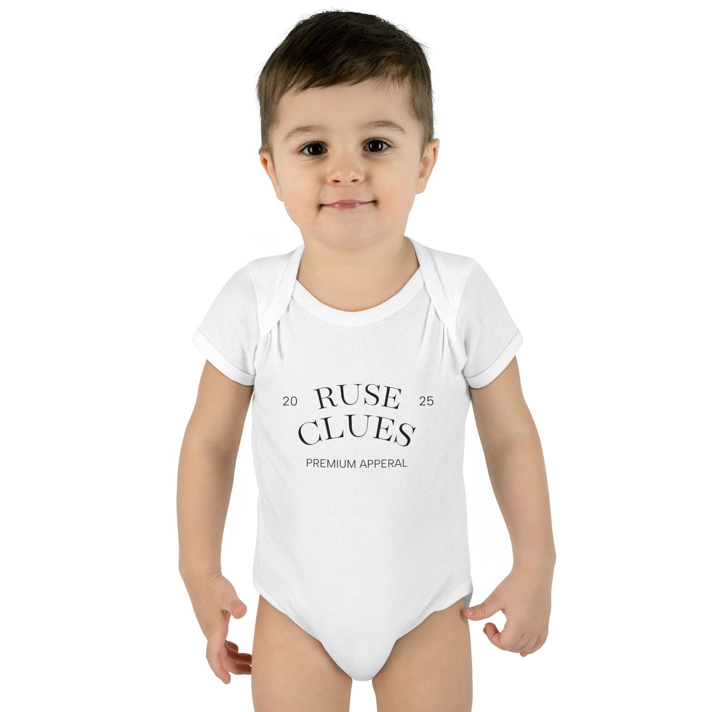 Infant Baby Ruse Clues® Bodysuit - Cute Baby Apparel, Perfect Baby Shower Gift, Newborn Outfit, Seasonal Celebrations, Family Photos