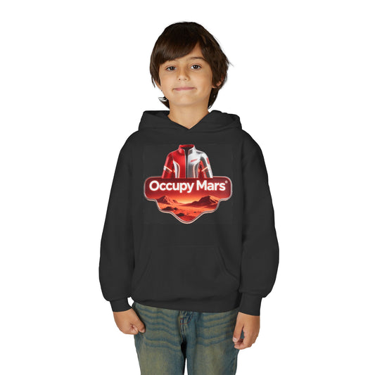 Occupy Mars™ Youth Hoodie — Mars Colony Space Exploration Sweatshirt