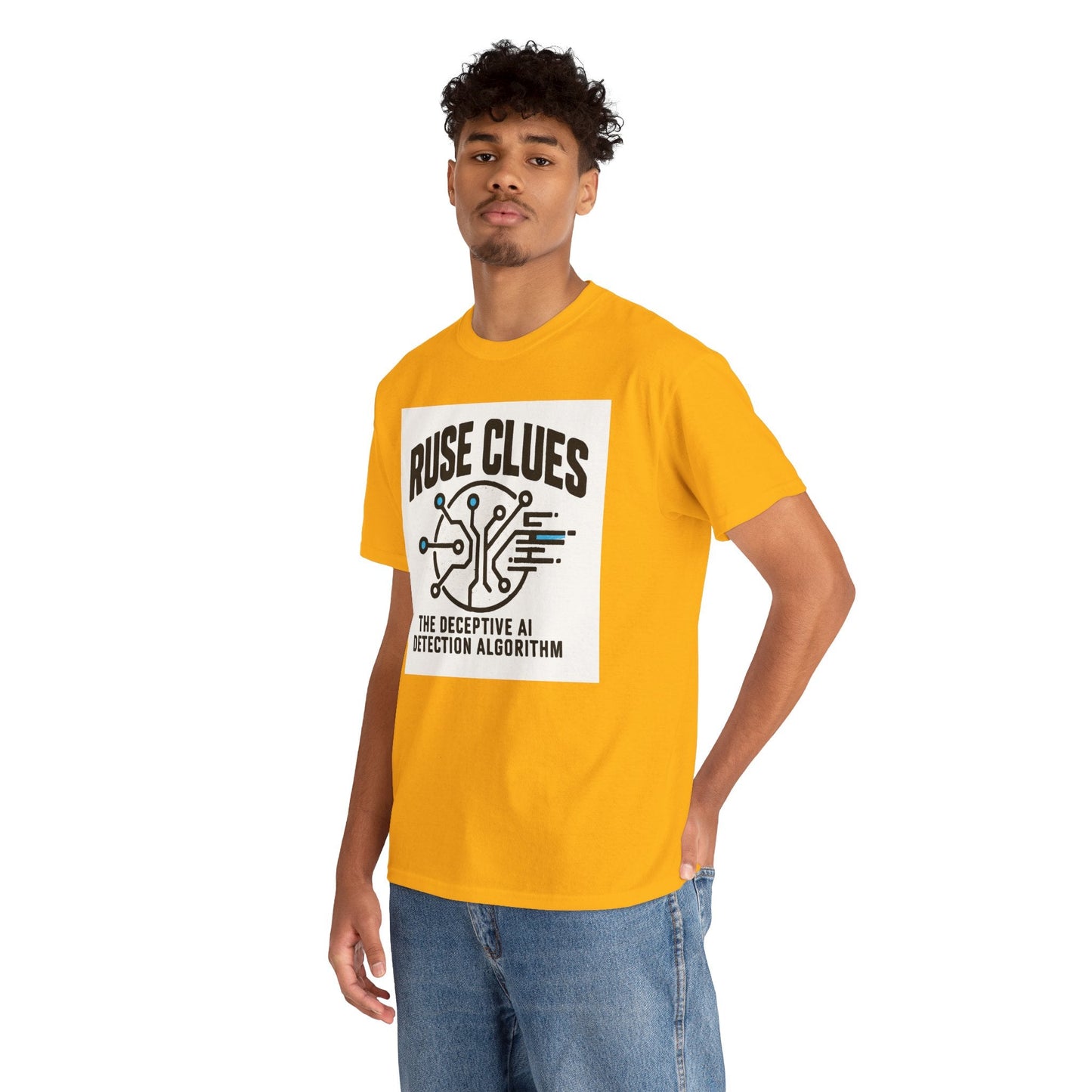 Ruse Clues® AI Detection Tee - Unisex Heavy Cotton T-Shirt