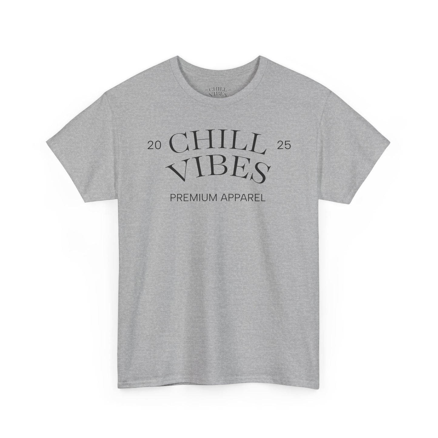 Chill Vibes™ Unisex Heavy Cotton Tee, Relaxed Wear, Casual Outfit, Gift for Friends, Everyday Style, Chill Apparel