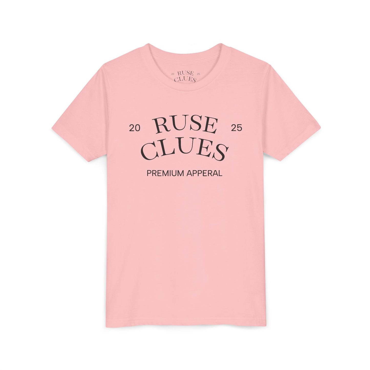 Youth Short Sleeve Ruse Clues® Tee, Fun Graphic Tee, Kids Casual T-Shirt, Gift for Teens, Back to School Apparel, Summer Wear