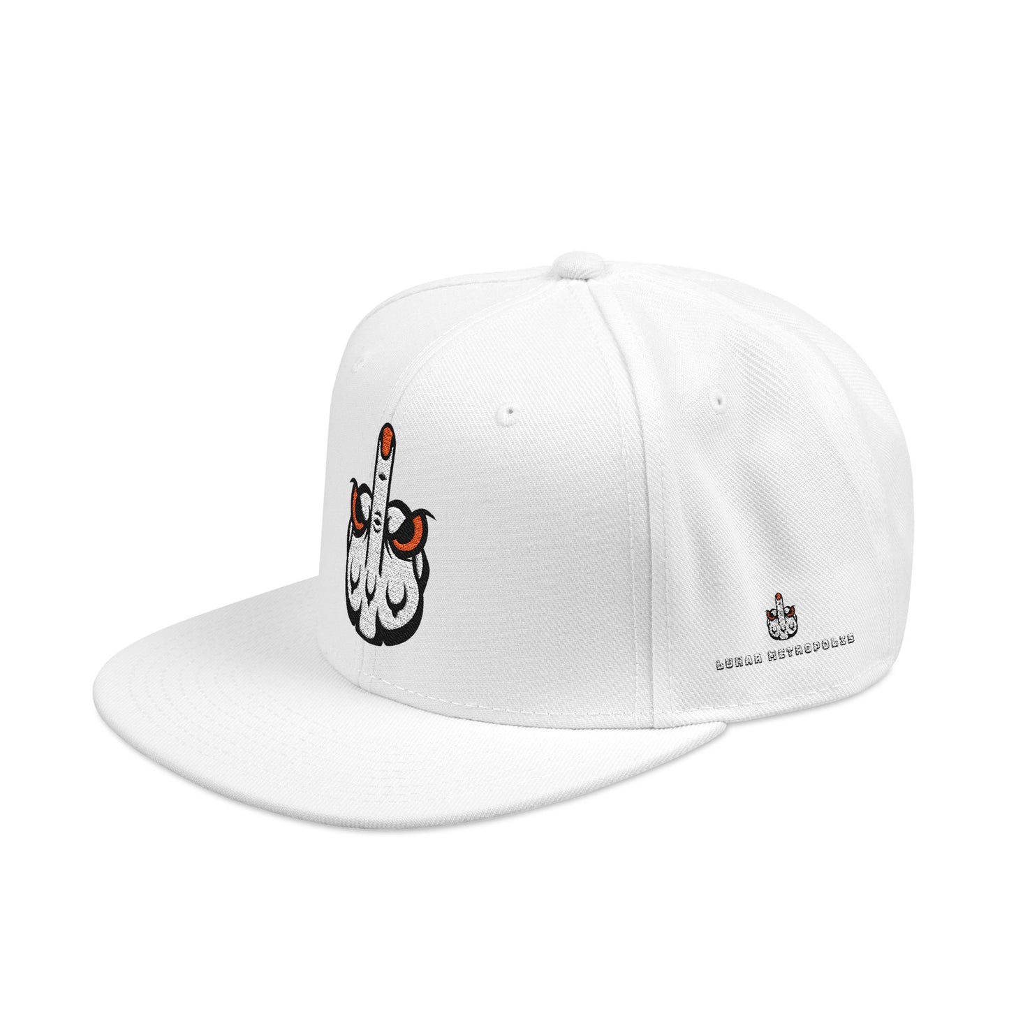 Embroidered Lunar Metropolis™ Snapback Hat — Bold Streetwear Cap