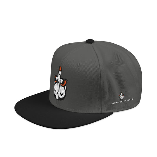 Embroidered Lunar Metropolis™ Snapback Hat — Bold Streetwear Cap