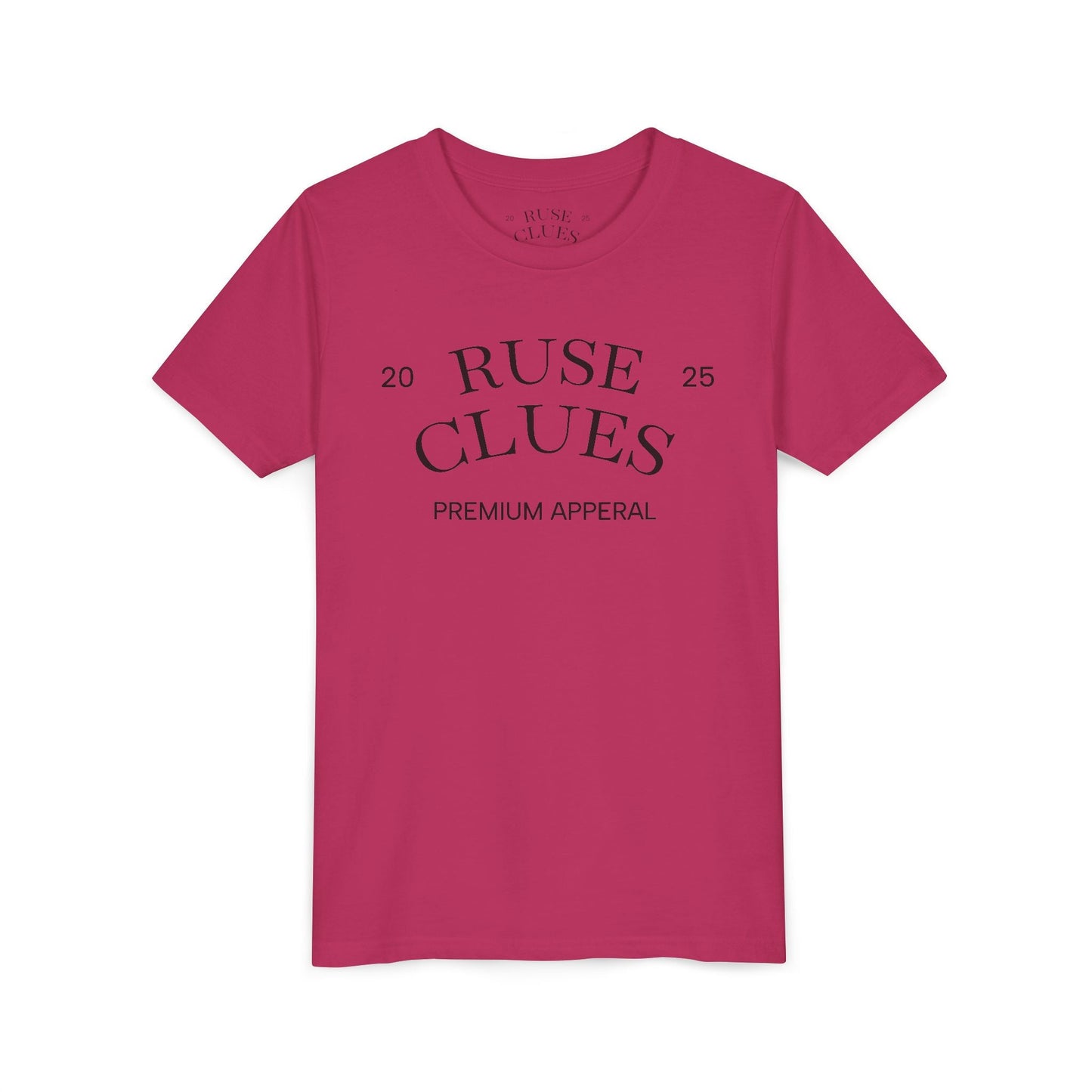 Youth Short Sleeve Ruse Clues® Tee, Fun Graphic Tee, Kids Casual T-Shirt, Gift for Teens, Back to School Apparel, Summer Wear