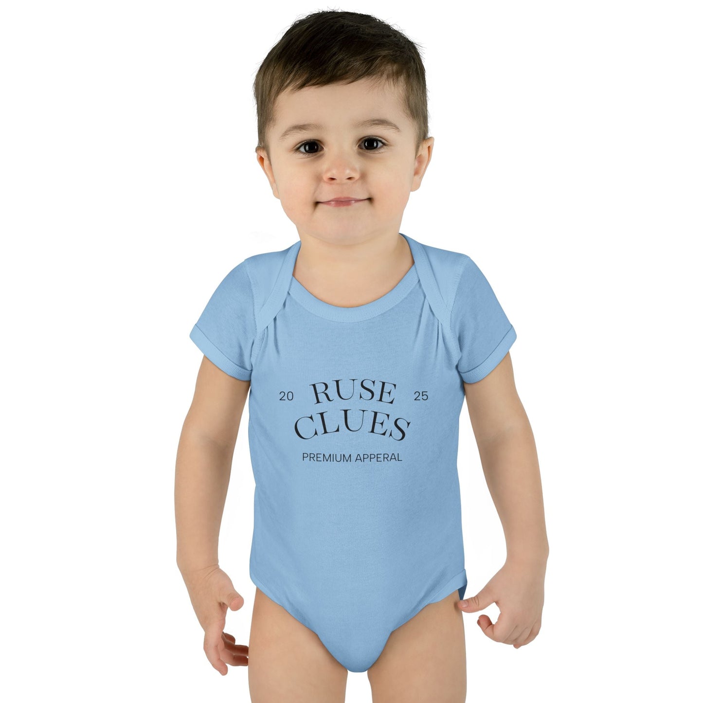 Infant Baby Ruse Clues® Bodysuit - Cute Baby Apparel, Perfect Baby Shower Gift, Newborn Outfit, Seasonal Celebrations, Family Photos