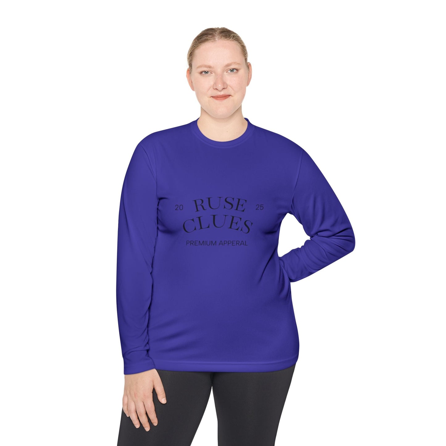 Women's Lightweight  Long Sleeve Ruse Clues® Tee - Premium Apparel for Everyday Style, Casual Wear, Gifts for Friends, Layering Piece, Trendy Fashion