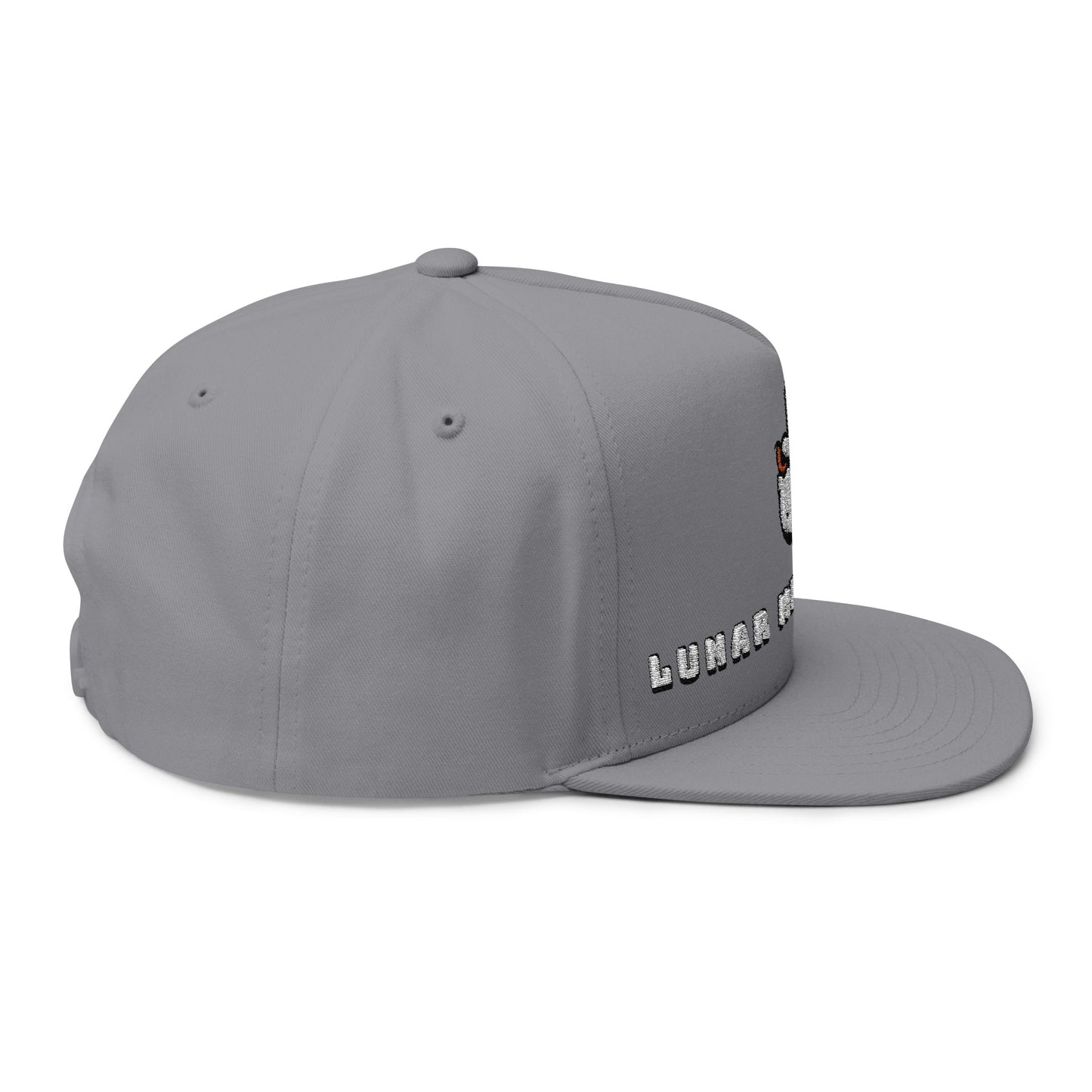 Flat Bill Lunar Metropolis™ logo Cap — Embroidered