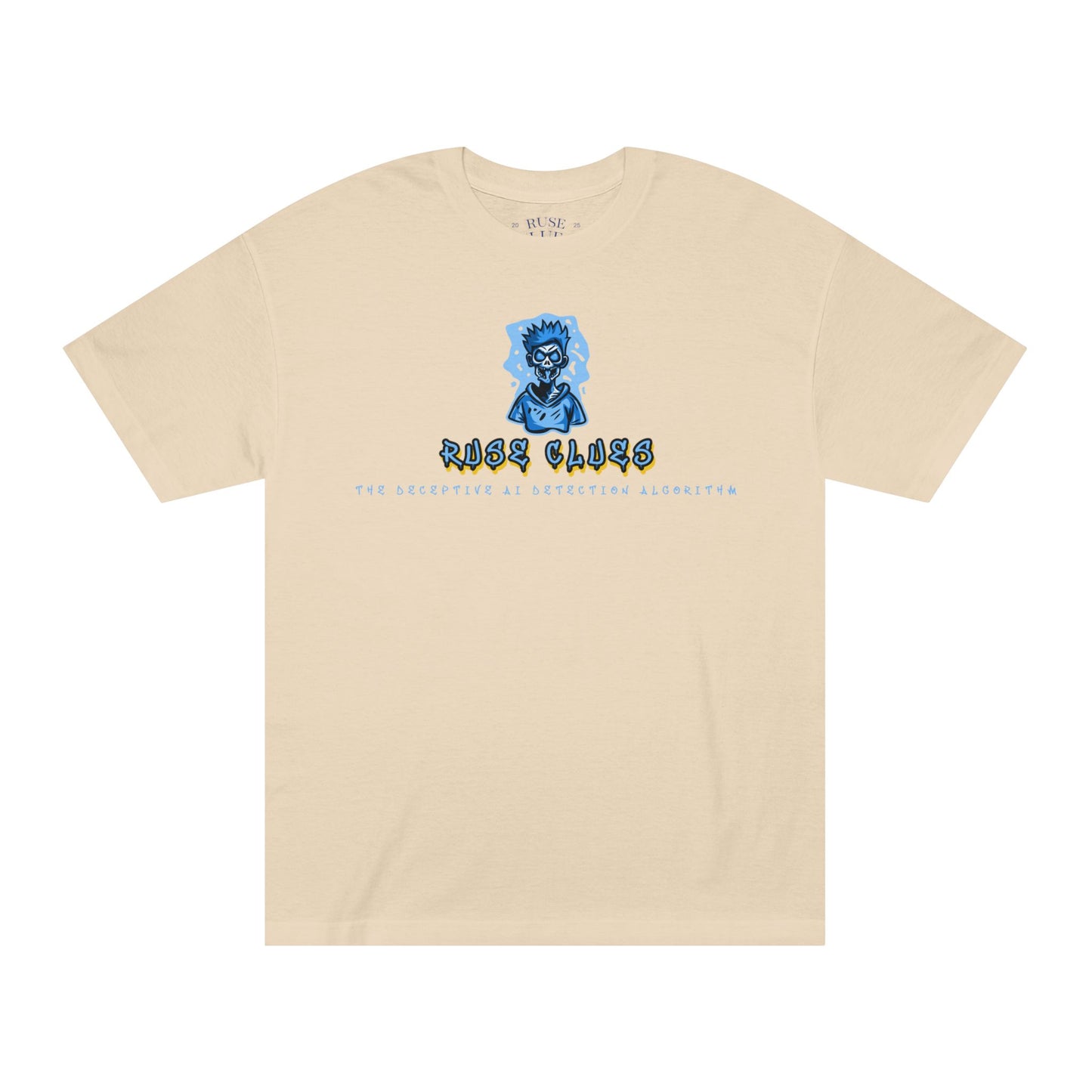 Unisex Classic Ruse Clues® Graphic Tee, Edgy Streetwear, Casual Wear, Gifts for Him/Her, Unique Vintage Shirt, Youthful Style