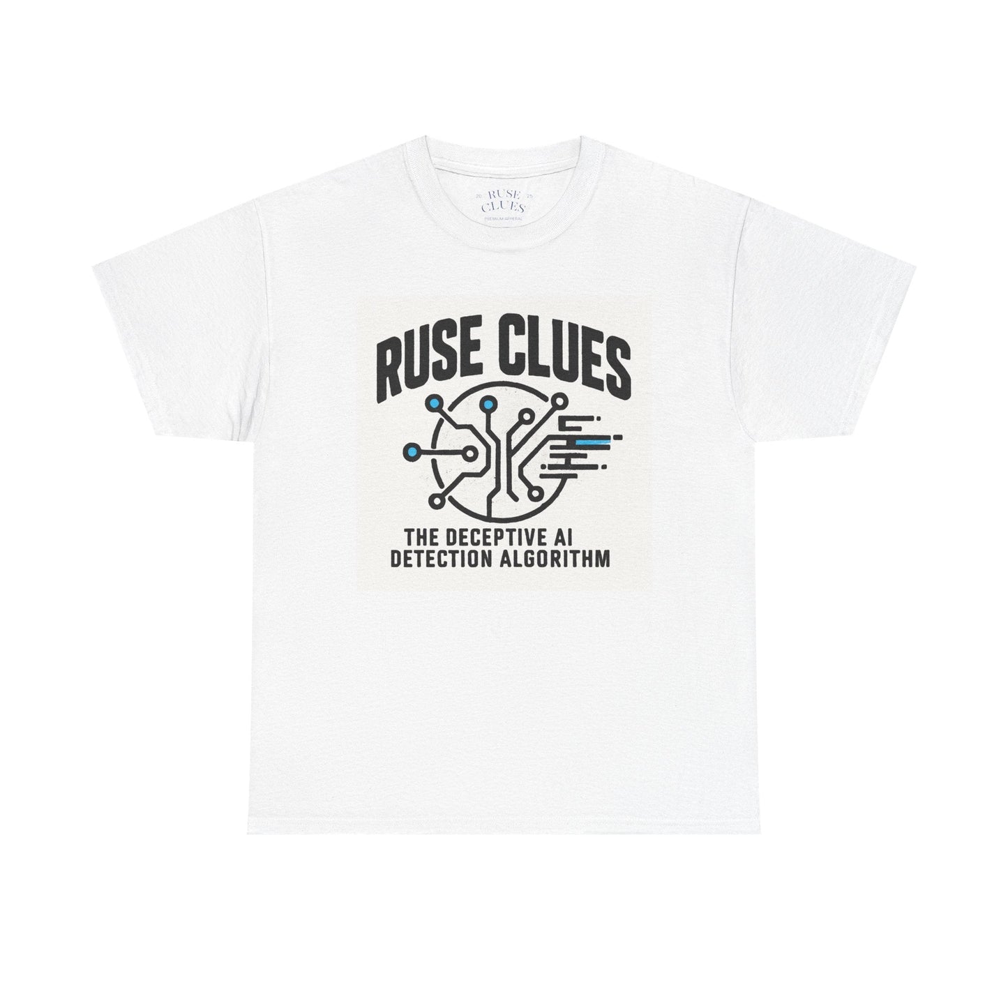 Ruse Clues® AI Detection Tee - Unisex Heavy Cotton T-Shirt