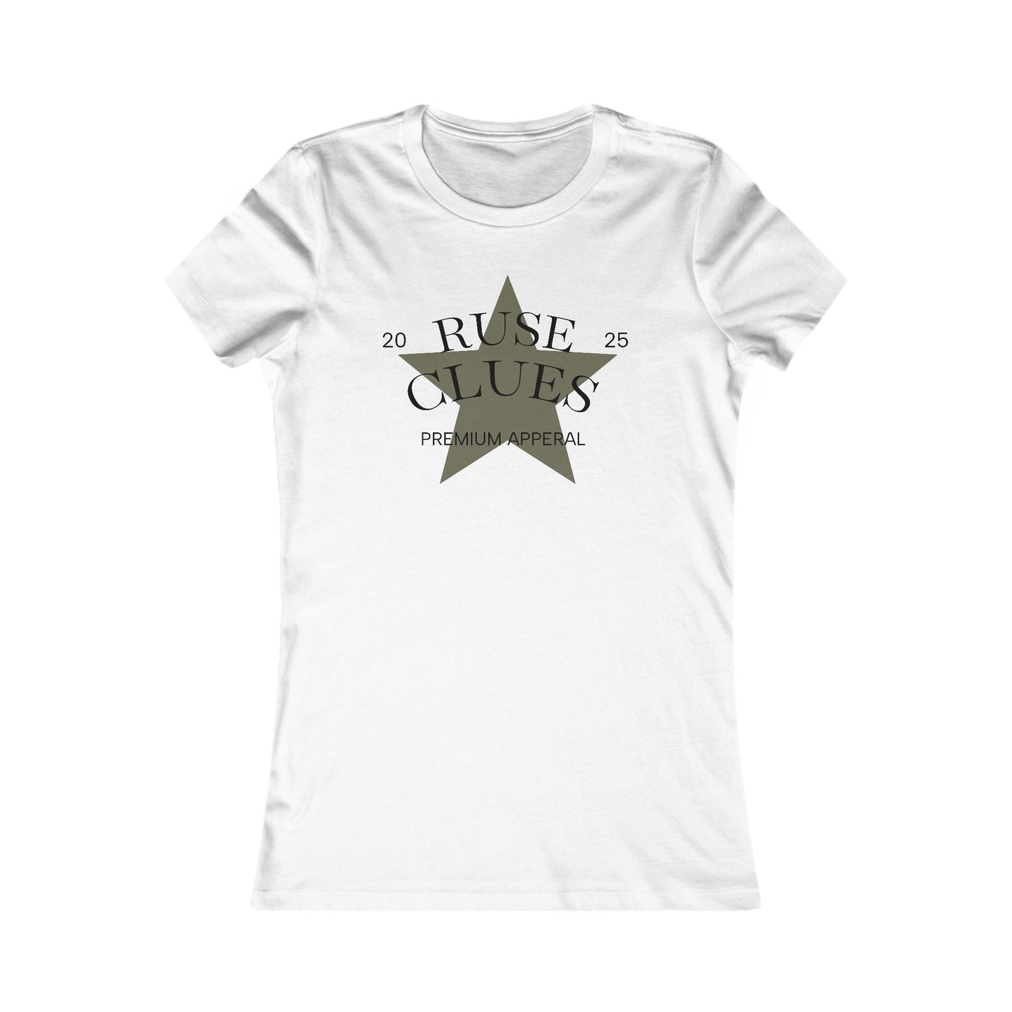 Trendy Graphic Ruse Clues® Tee for Women, Casual Everyday Shirt, Perfect for Gifts, Fashionable Wear, Great for Parties