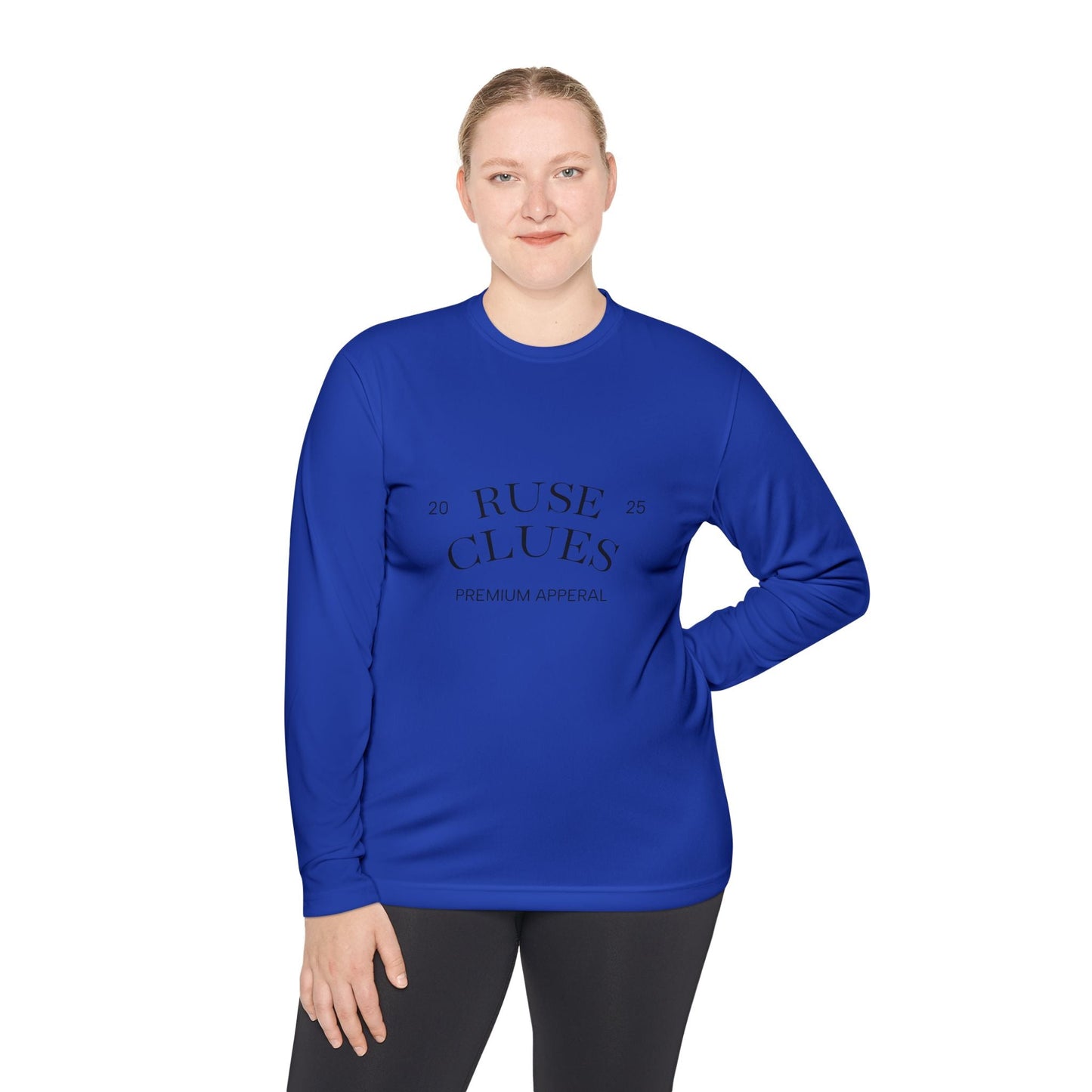Women's Lightweight  Long Sleeve Ruse Clues® Tee - Premium Apparel for Everyday Style, Casual Wear, Gifts for Friends, Layering Piece, Trendy Fashion