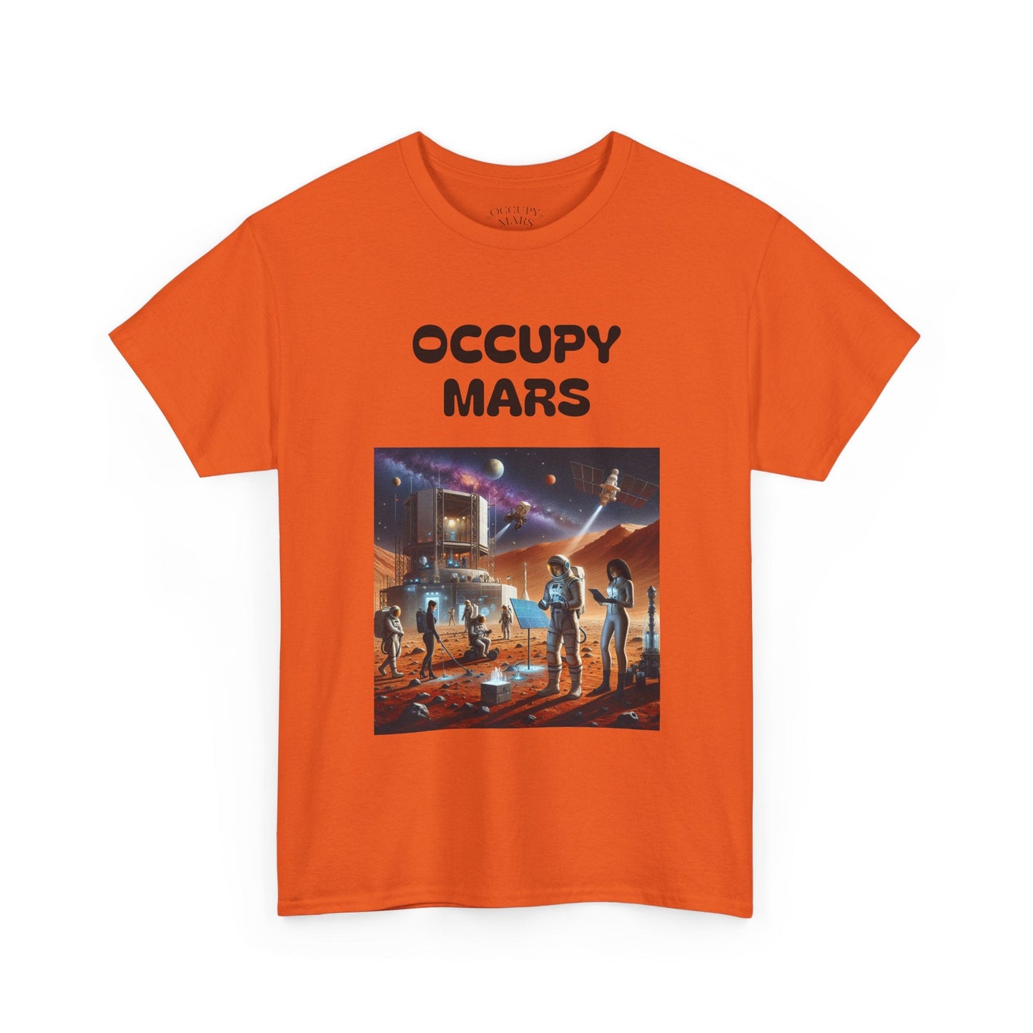Occupy Mars™ Tee -  Sci-Fi Shirt, Space Theme Apparel, Cool Casual Wear, Gift for Space Enthusiasts
