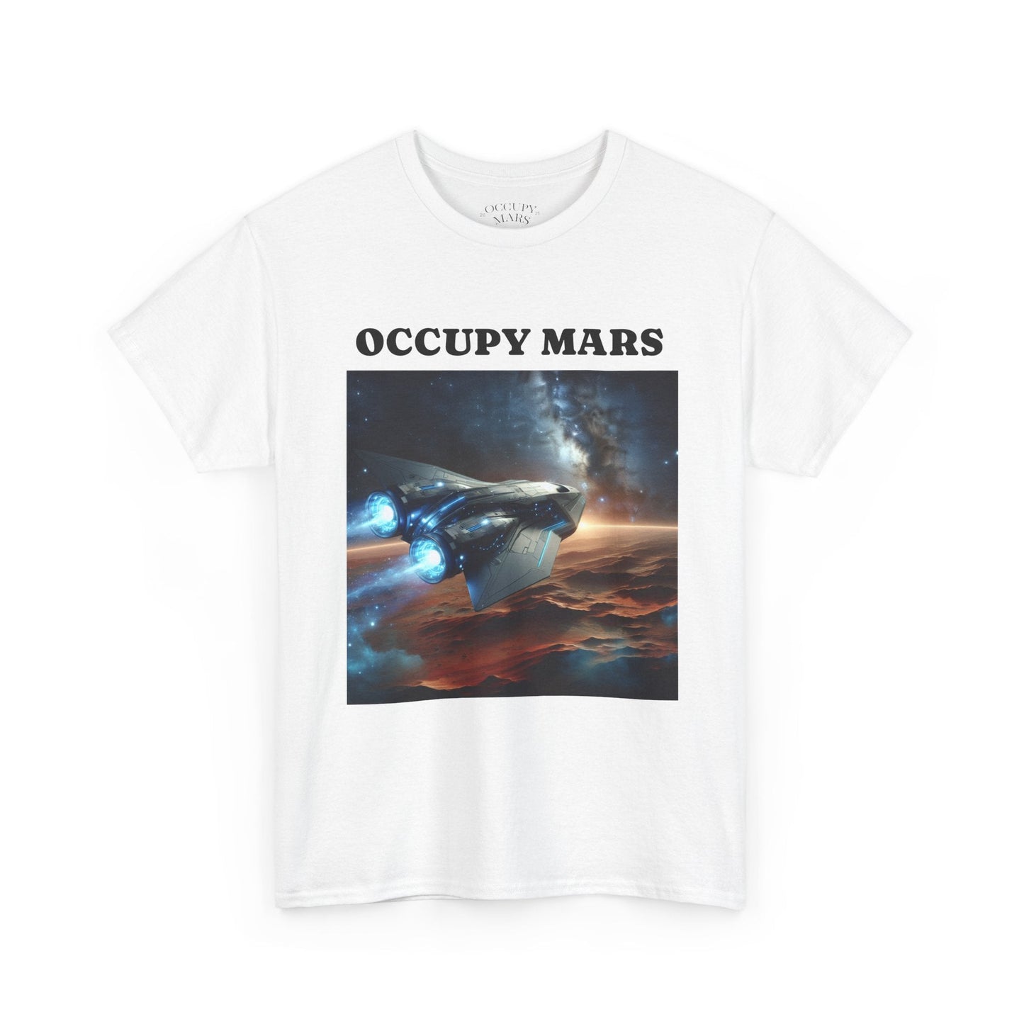 Occupy Mars™ Unisex Heavy Cotton Apparel Space Adventure Tee - Perfect for Cosmic Dreamers, Casual Everyday Wear, Space Lovers, Gift for Astronomers, [...]