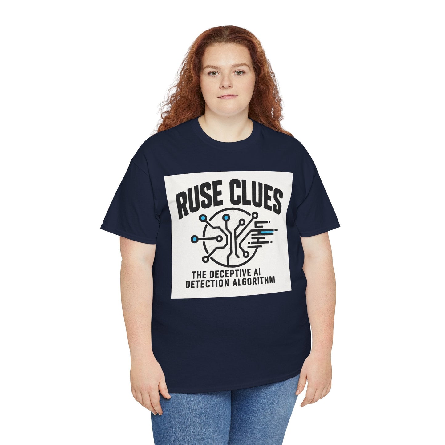 Ruse Clues® AI Detection Tee - Unisex Heavy Cotton T-Shirt