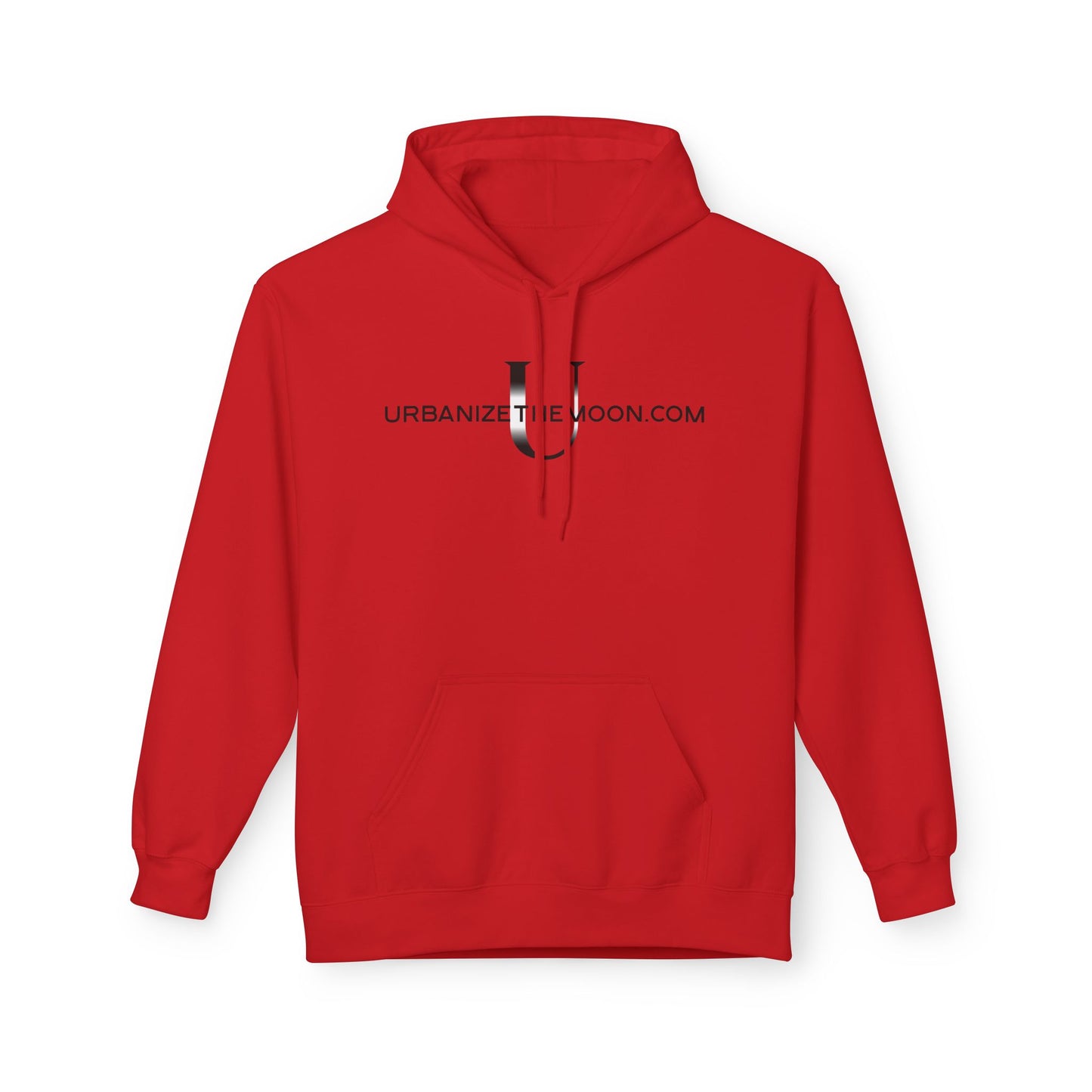 UrbanizeTheMoon.com™ Logo Hoodie — Minimal Moon Graphic Pullover