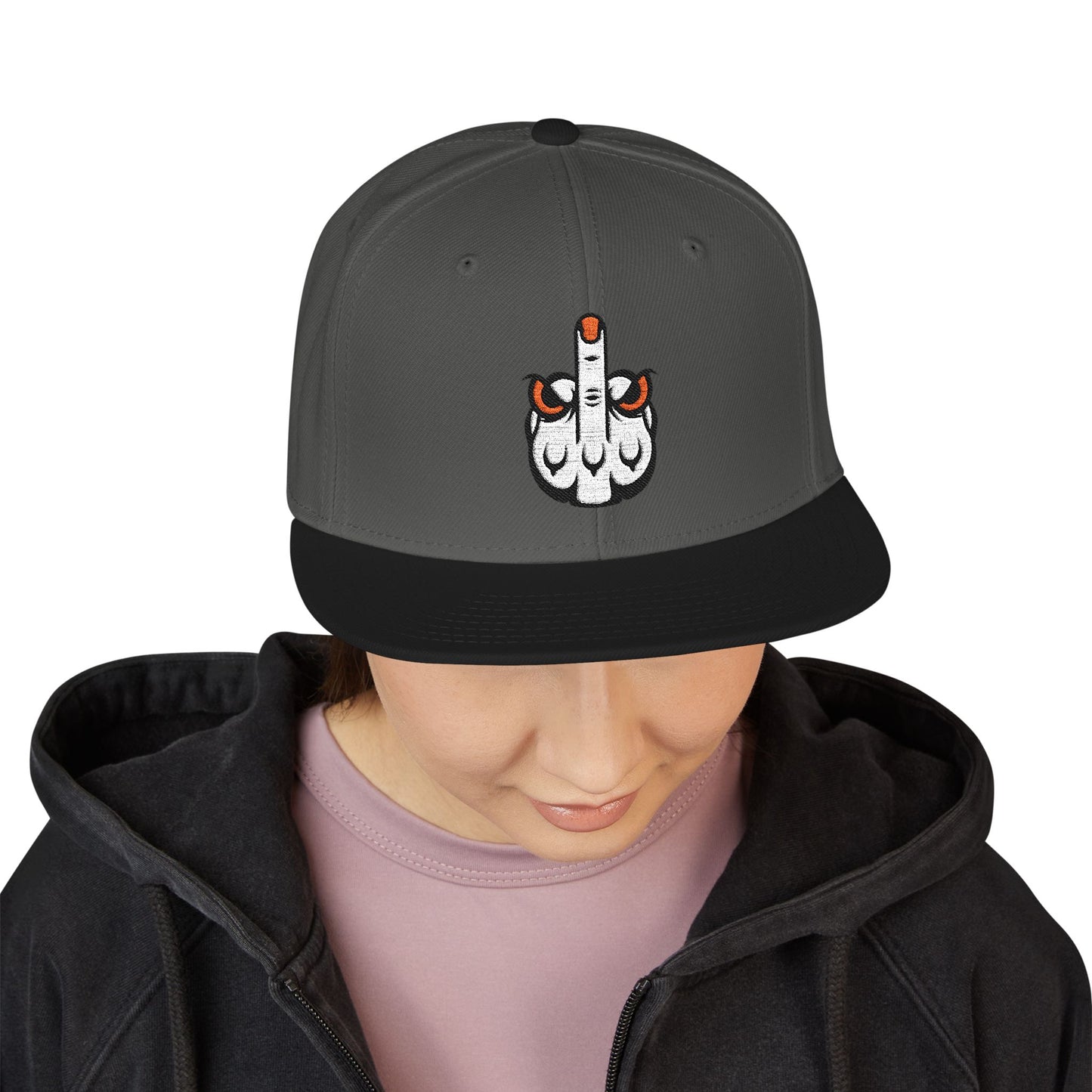 Embroidered Lunar Metropolis™ Snapback Hat — Bold Streetwear Cap