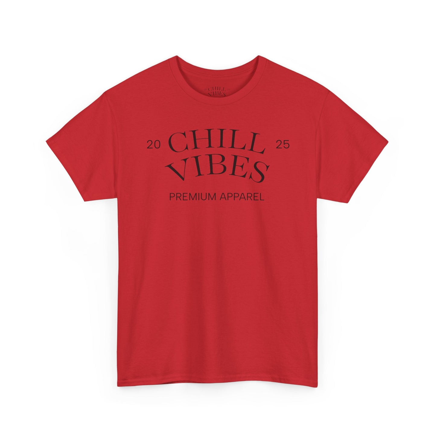 Chill Vibes™ Unisex Heavy Cotton Tee, Relaxed Wear, Casual Outfit, Gift for Friends, Everyday Style, Chill Apparel