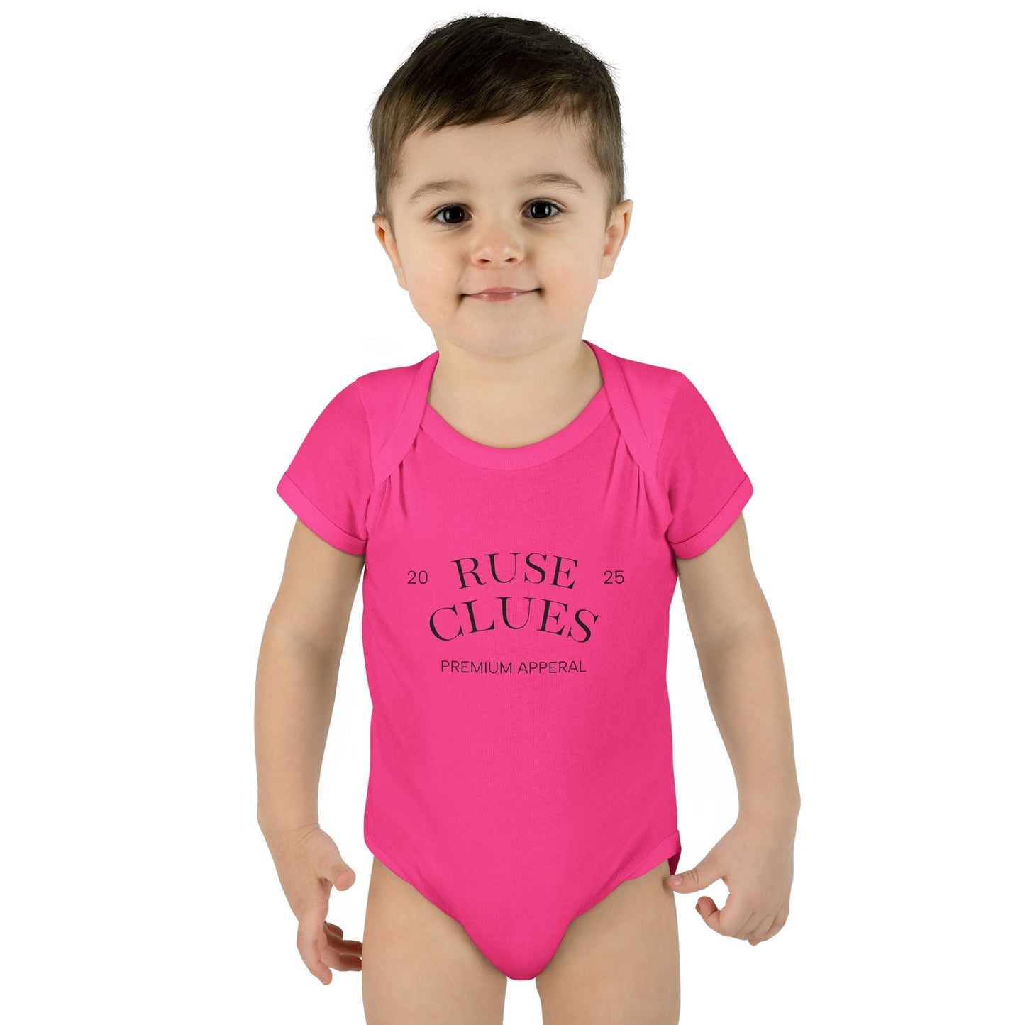 Infant Baby Ruse Clues® Bodysuit - Cute Baby Apparel, Perfect Baby Shower Gift, Newborn Outfit, Seasonal Celebrations, Family Photos
