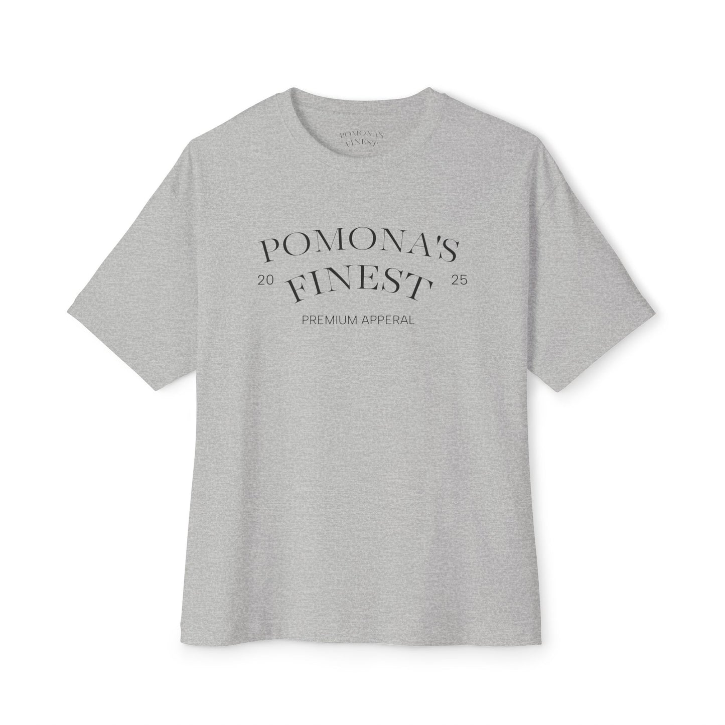 Pomona's Finest™ Unisex Oversized Tee, Relaxed Fit T-Shirt for Casual Outings, Streetwear Style, Gift for Fashion Lovers