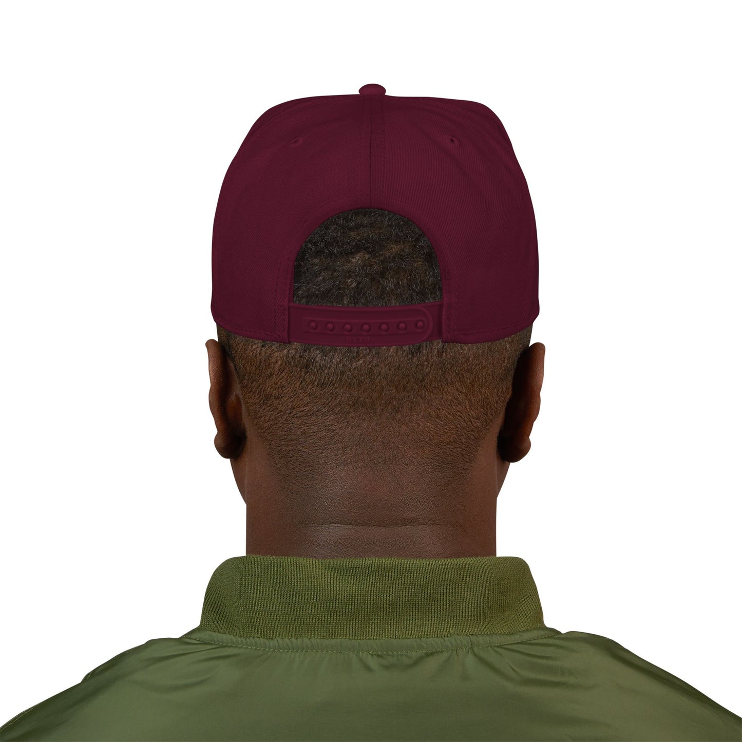 Lunar Metropolis™ Snapback Hat – Blue & White Floral Logo Cap