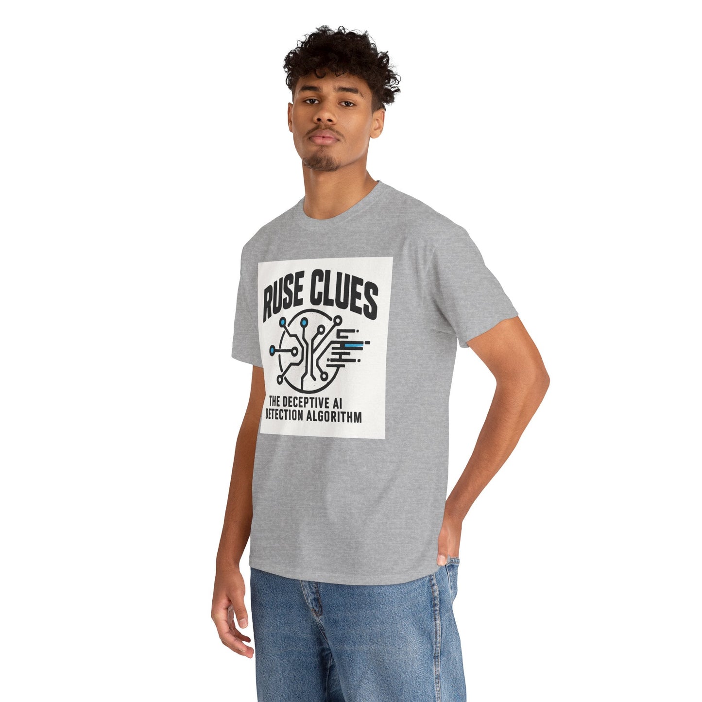 Ruse Clues® AI Detection Tee - Unisex Heavy Cotton T-Shirt