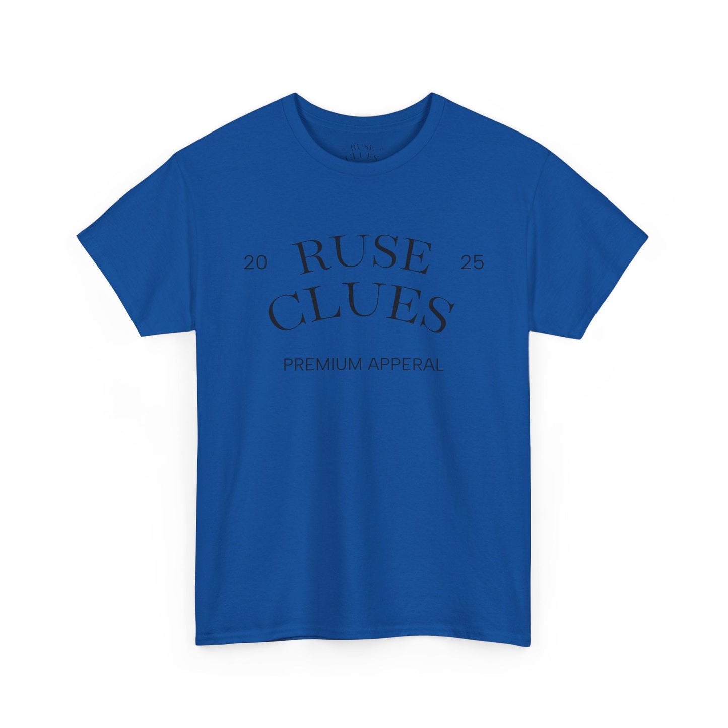 Unisex Heavy Cotton Ruse Clues® Tee | Casual Wear, Gift for Him, Gift for Her, Trendy Apparel, Everyday Style