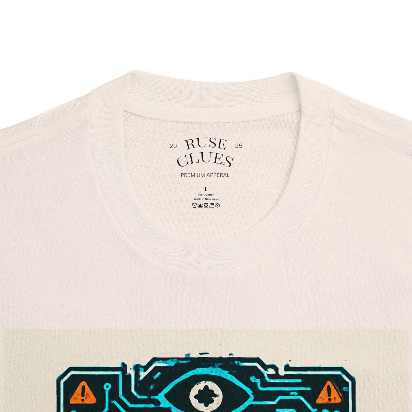 The Deceptive AI Accuracy Algorithm Ruse Clues® Tee — Tech T‑Shirt