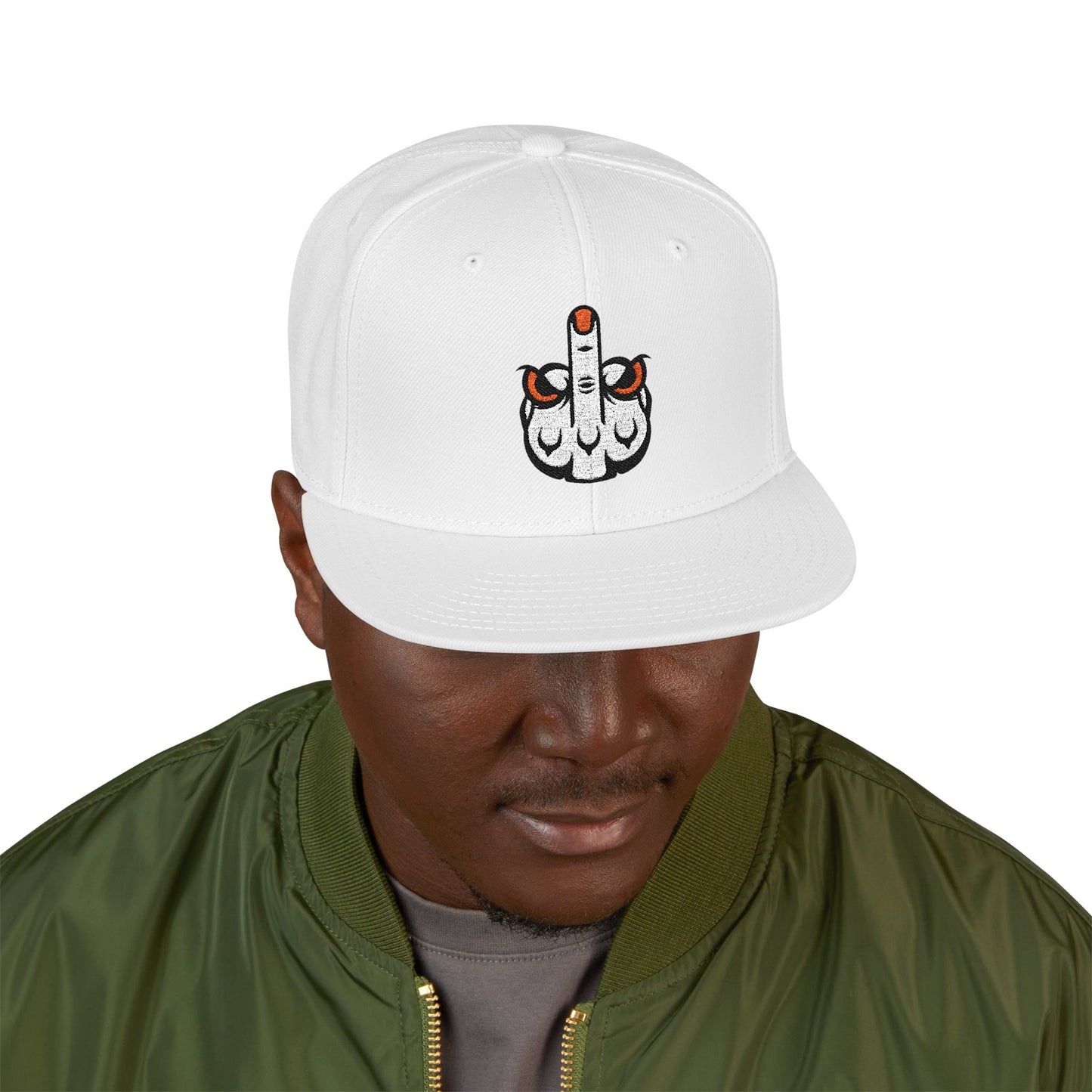 Embroidered Lunar Metropolis™ Snapback Hat — Bold Streetwear Cap