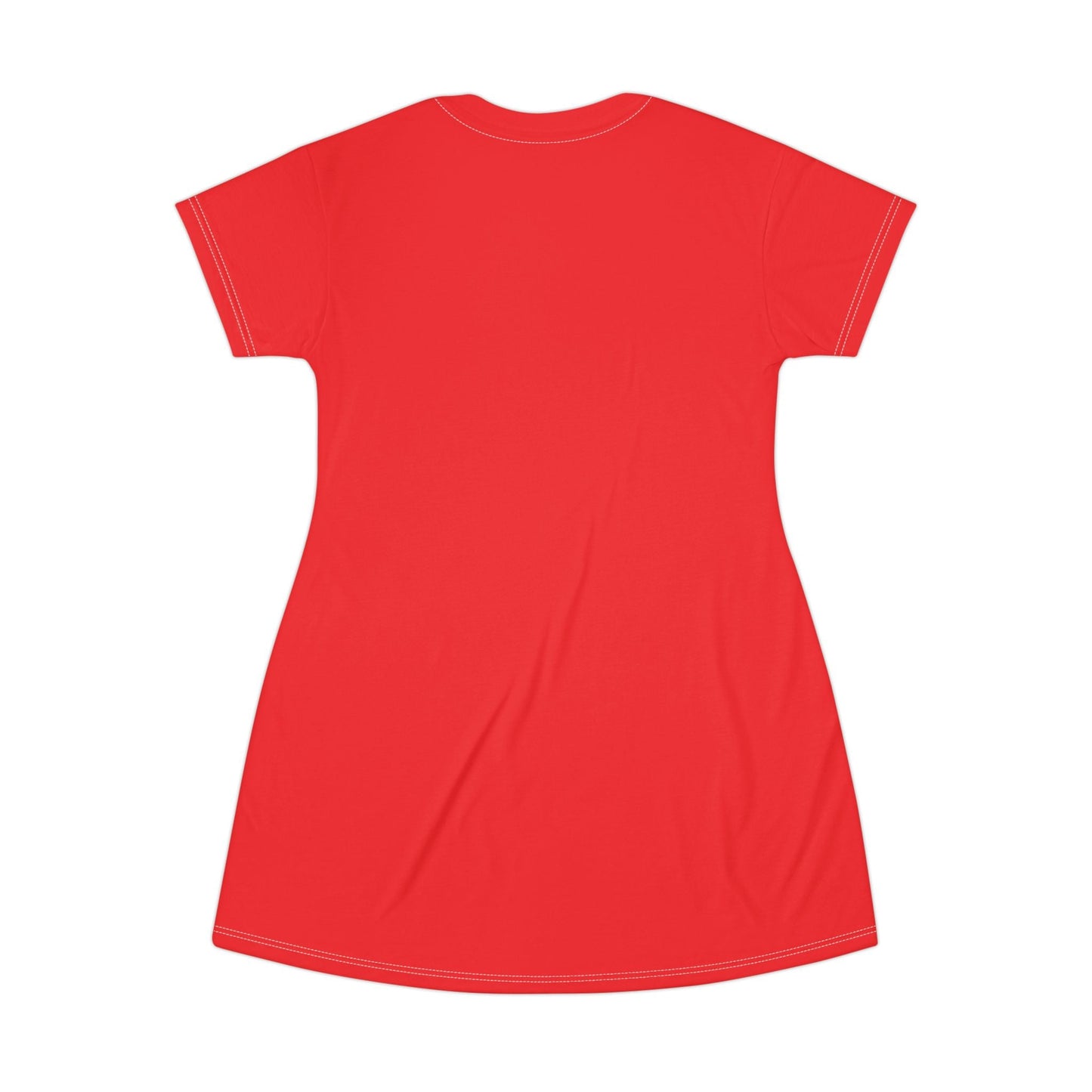 Red Ruse Clues® T-Shirt Dress - Casual Chic Outfit for Every Occasion, Summer Fashion, Unique Gift Idea, Premium Appeal