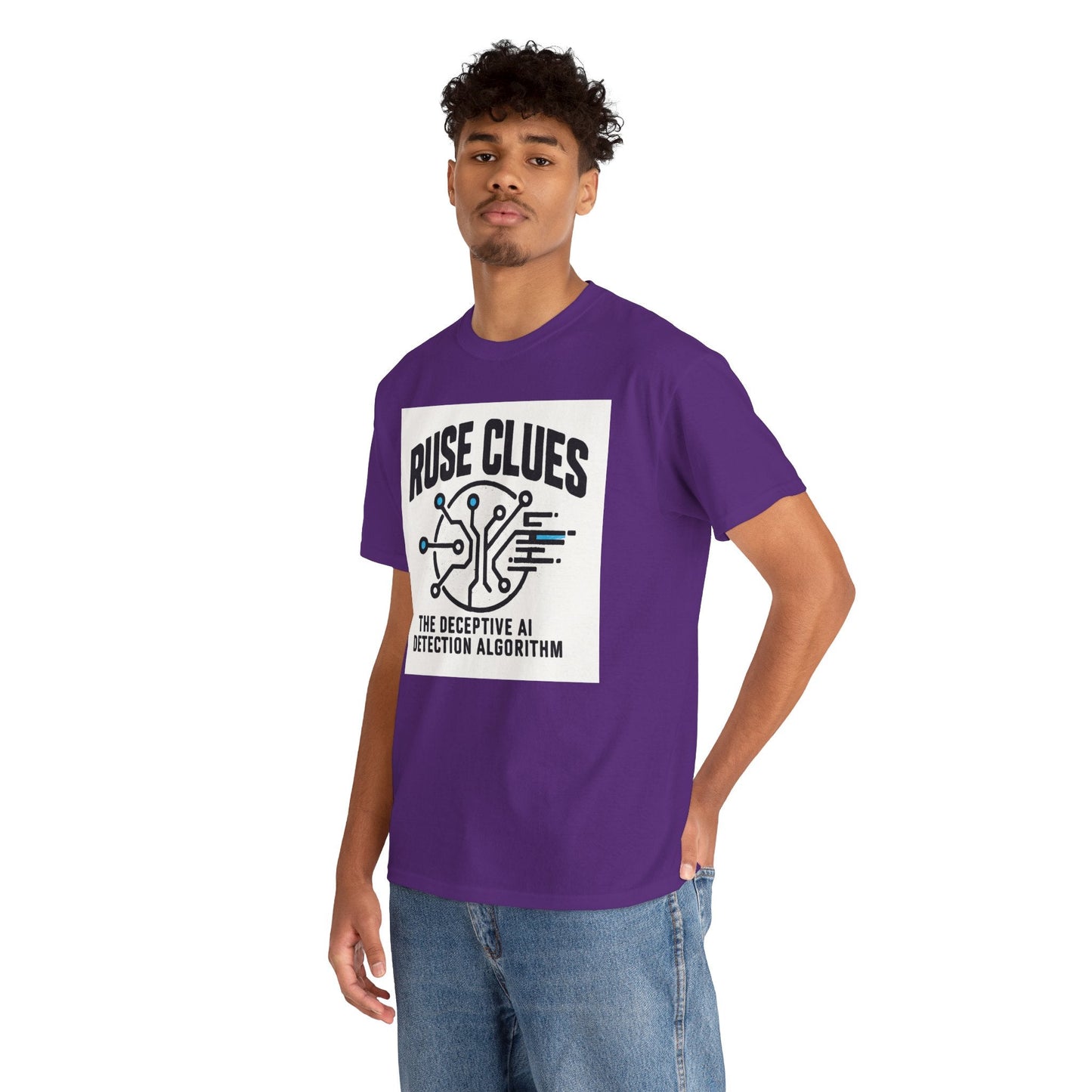 Ruse Clues® AI Detection Tee - Unisex Heavy Cotton T-Shirt